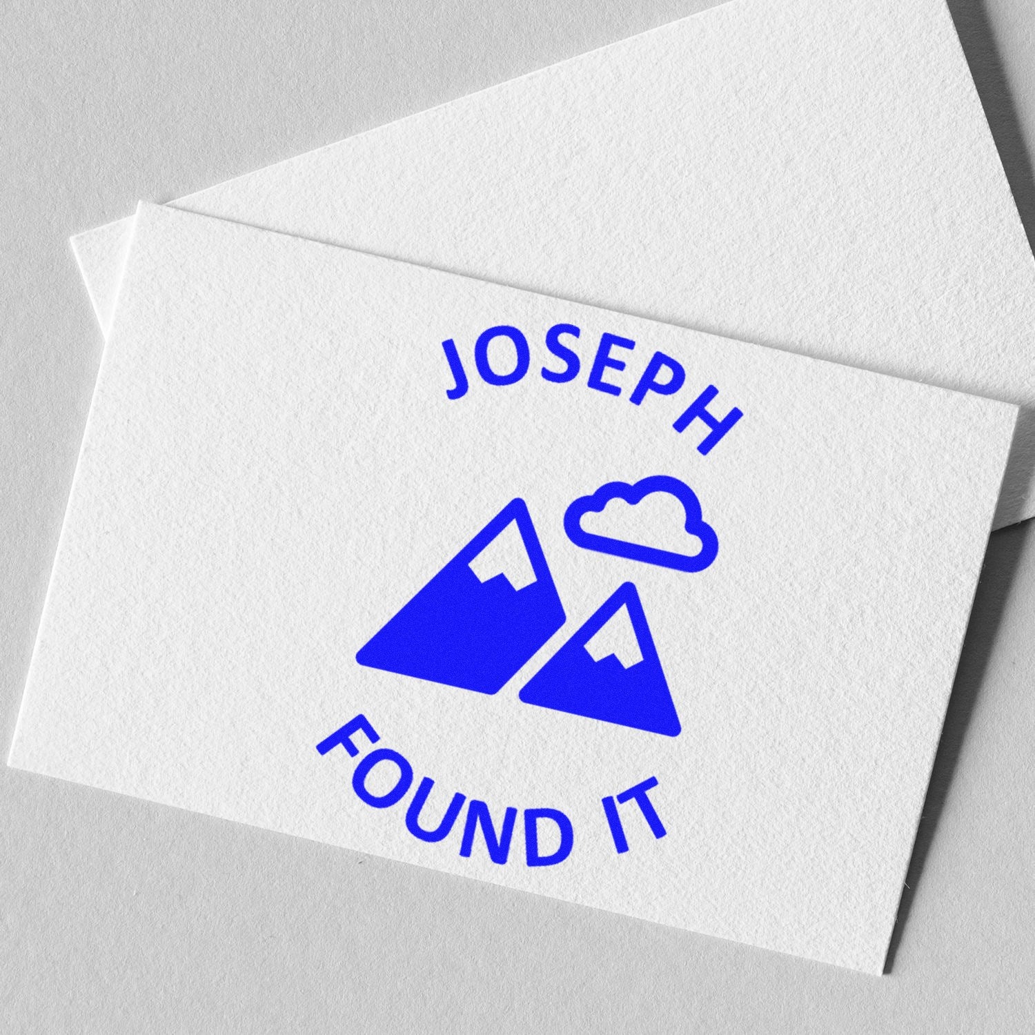 Self-Inking Mountain Treasure Hunt Geocaching Log Stamp - Engineer Seal Stamps