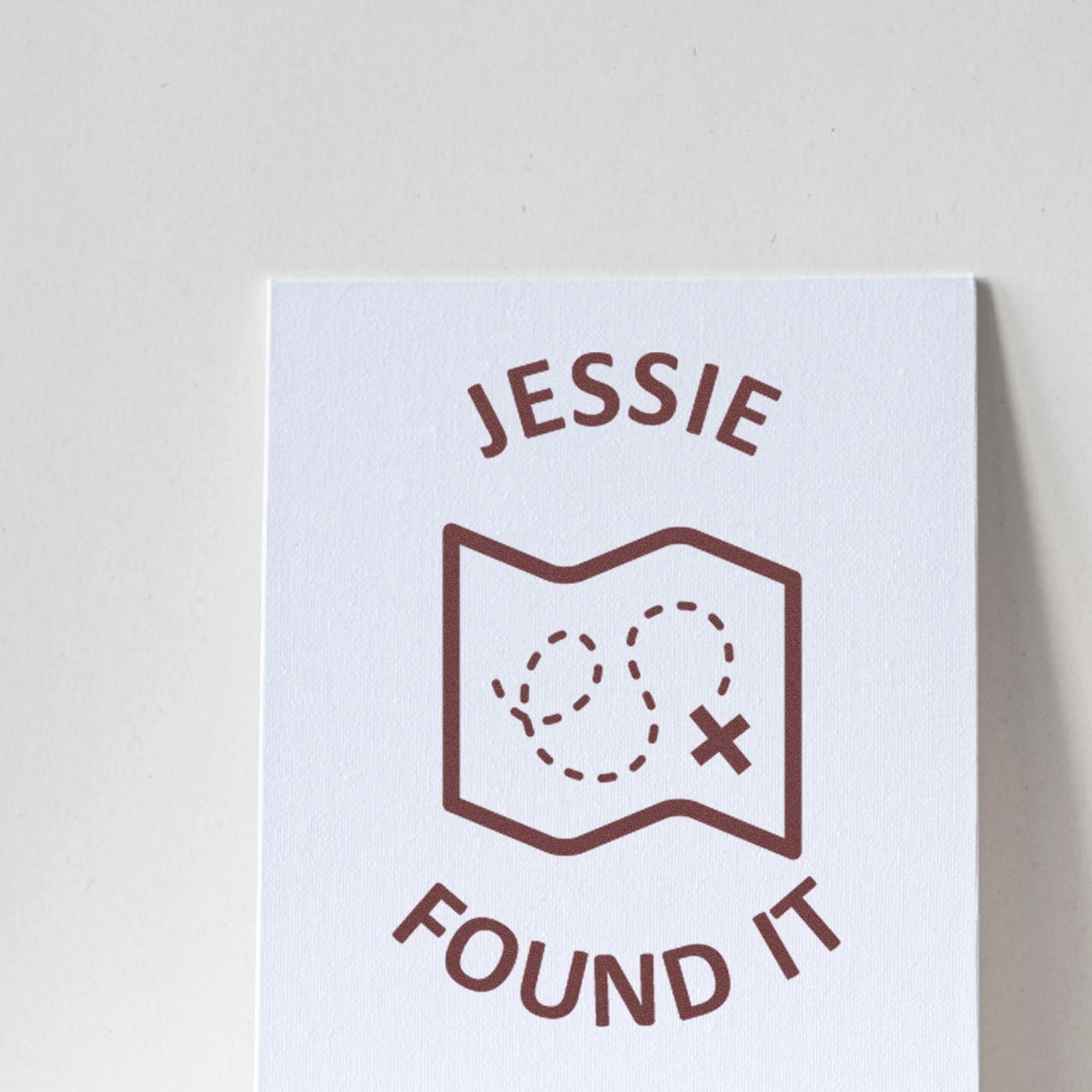 Wood Handle Treasure Tracker Geocache Stamp
