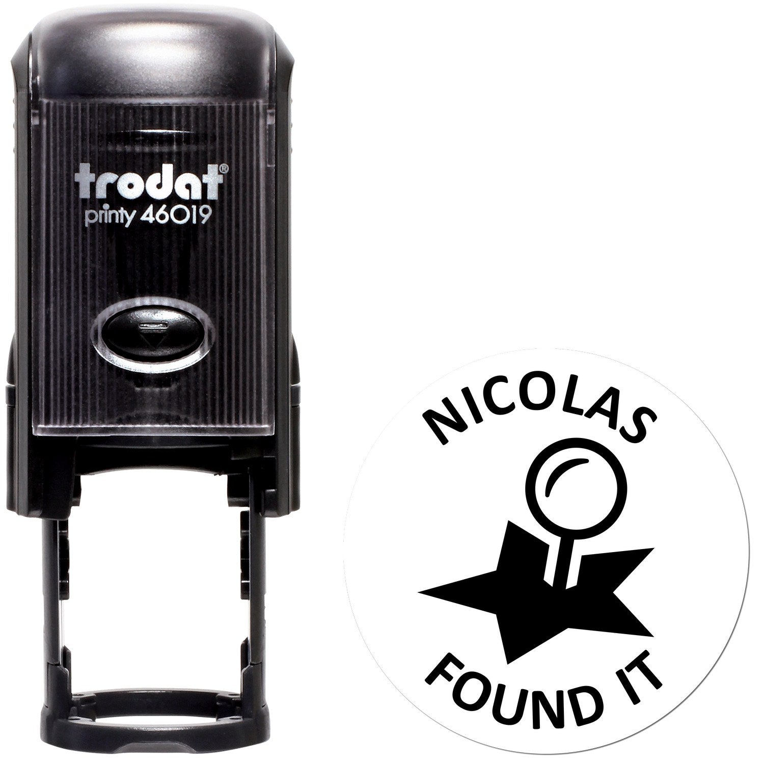 Self-Inking Geostar Find Discovery Geocaching Log Stamp - Engineer Seal Stamps
