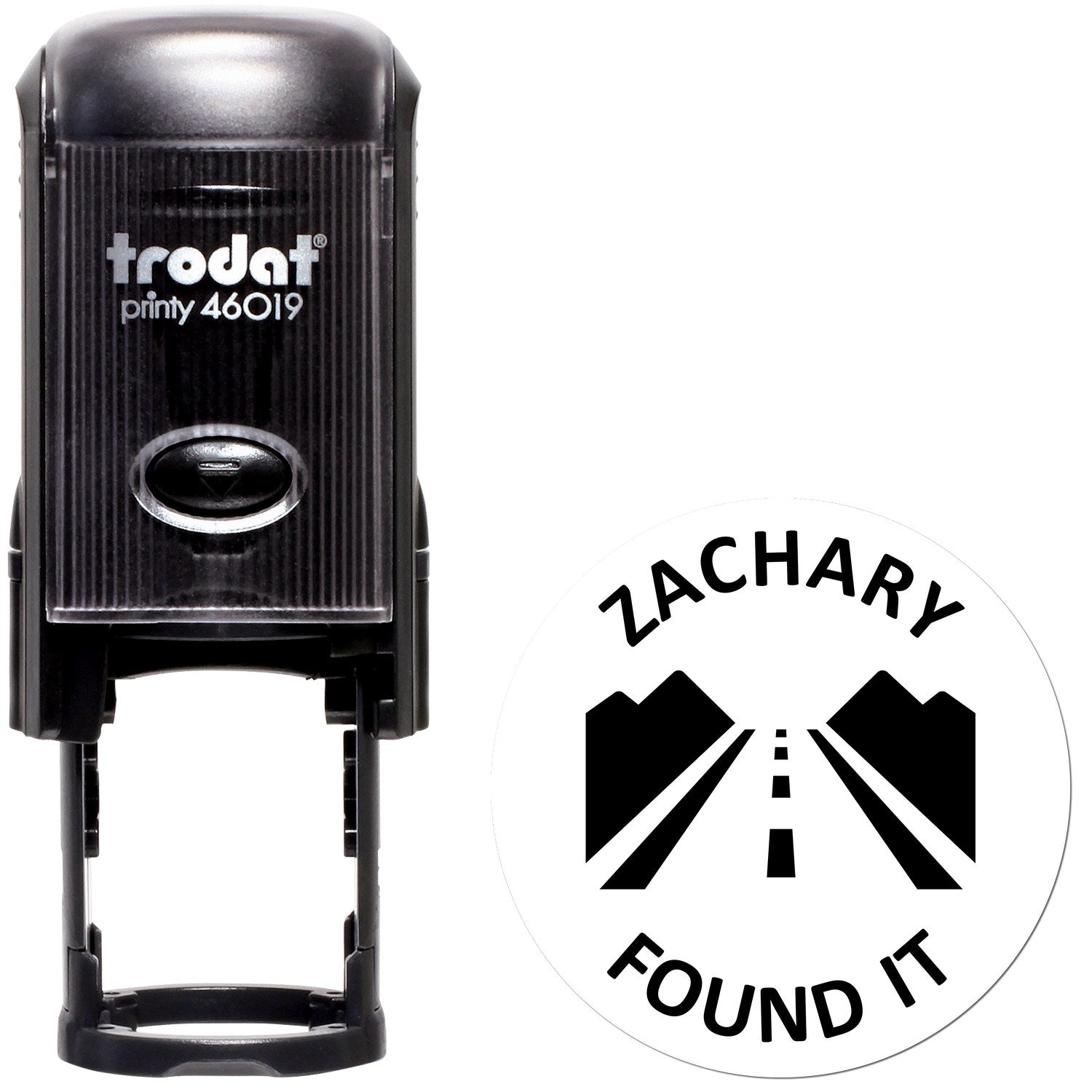 Self-Inking Geo Trailblazer Stamp Geocaching Log Stamp - Engineer Seal Stamps