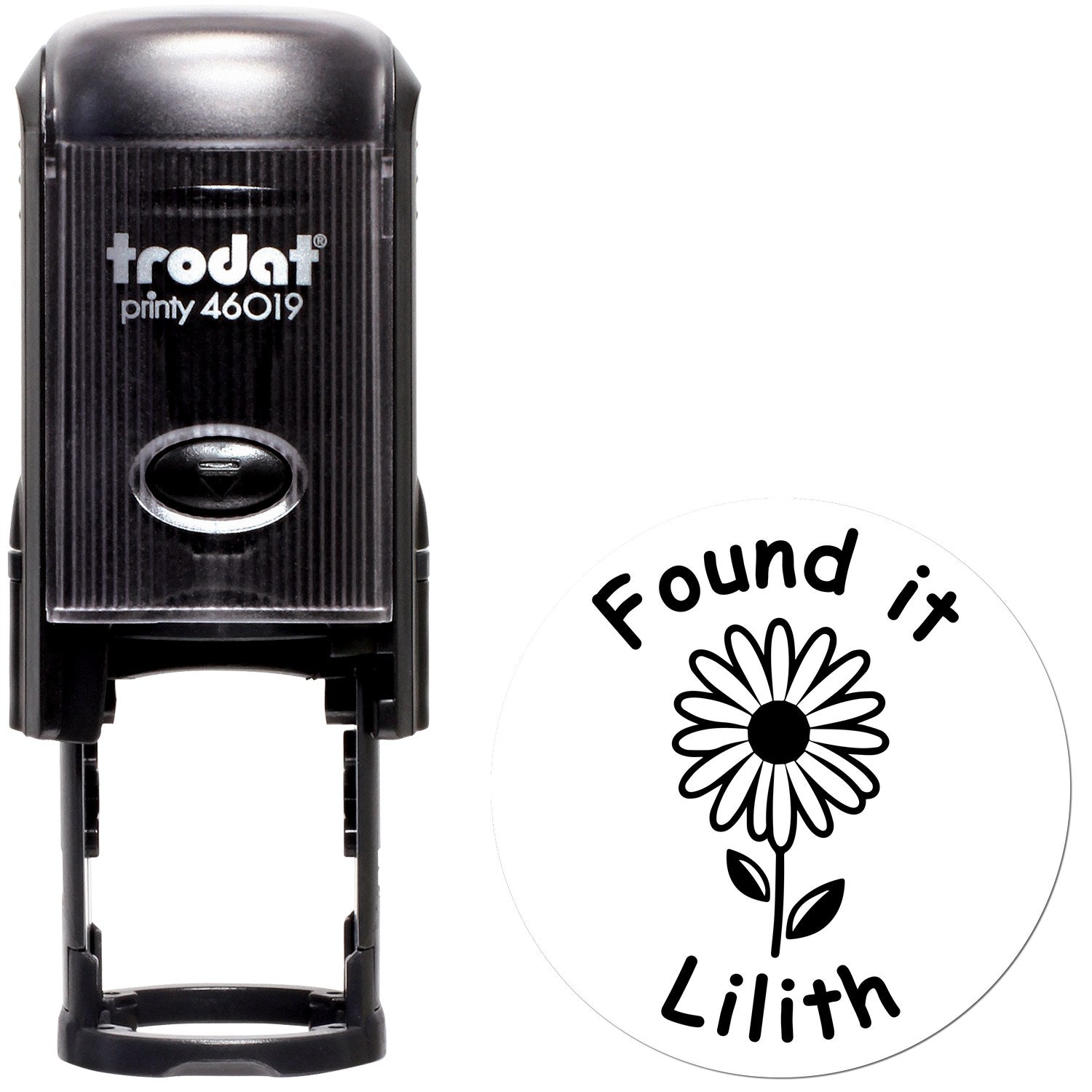 Self-Inking Geobloom Discovery Geocaching Log Stamp - Engineer Seal Stamps