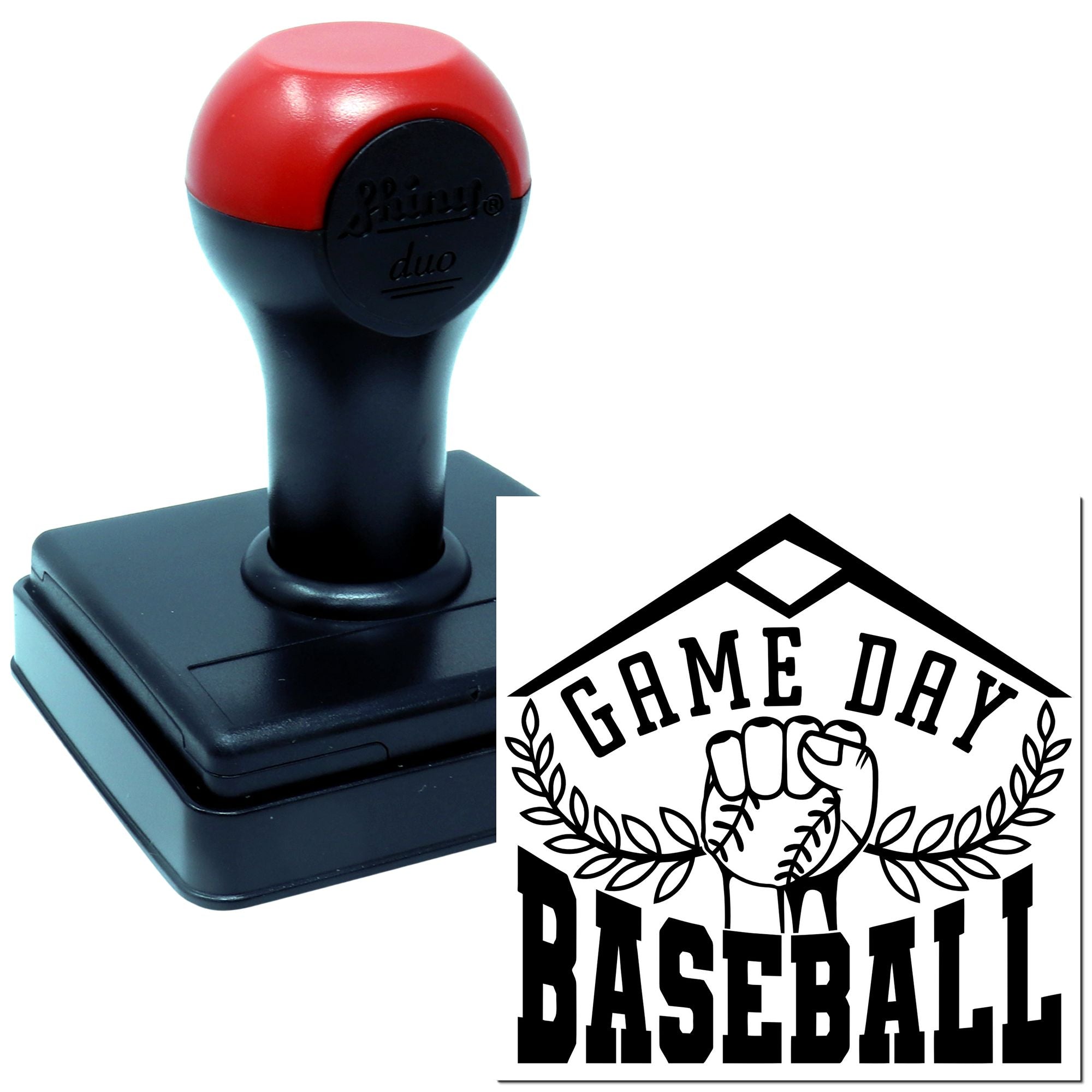 Duo Game Day Baseball Fist Celebration Hand Stamp