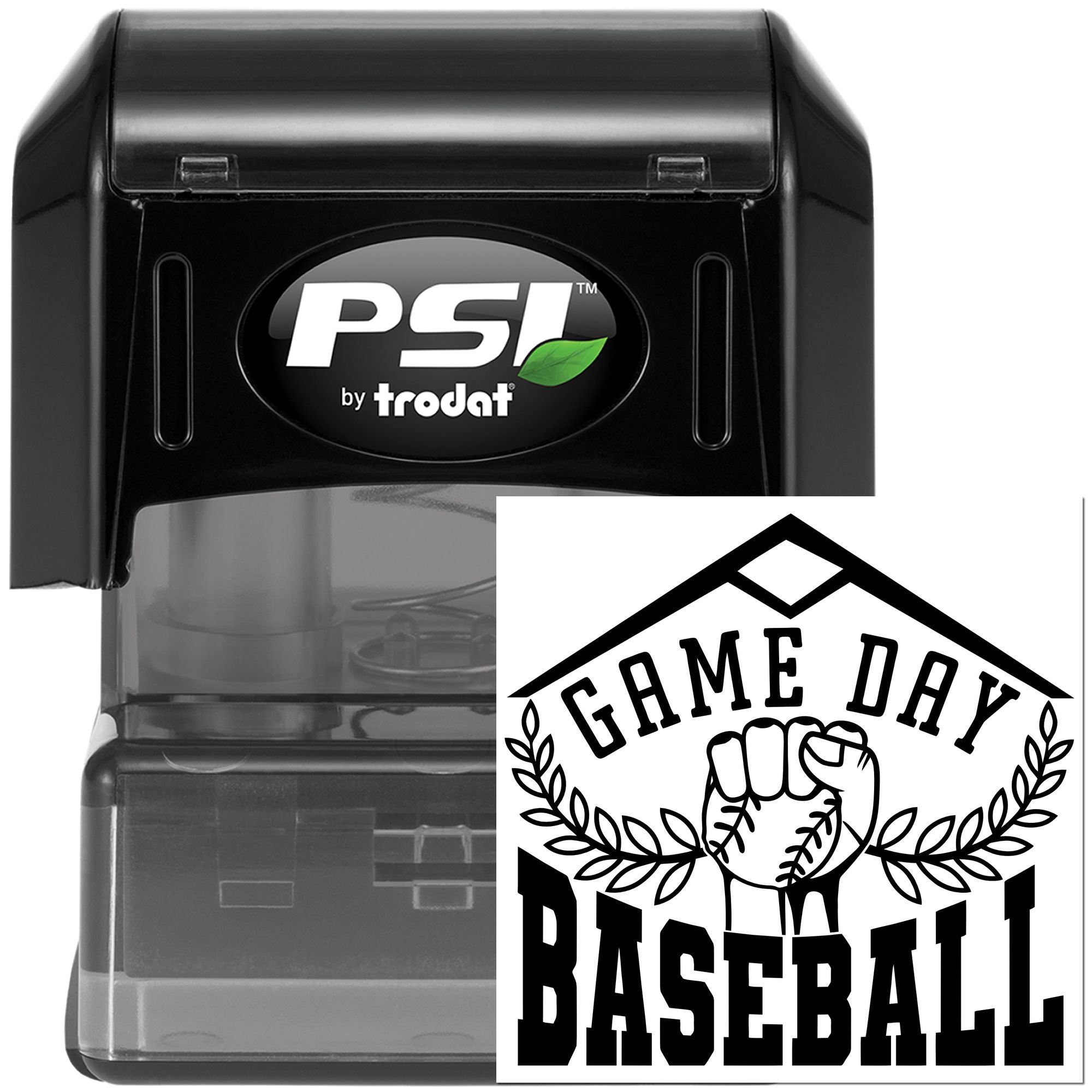 Pre-Inked Baseball Game Day Crafting Stamp