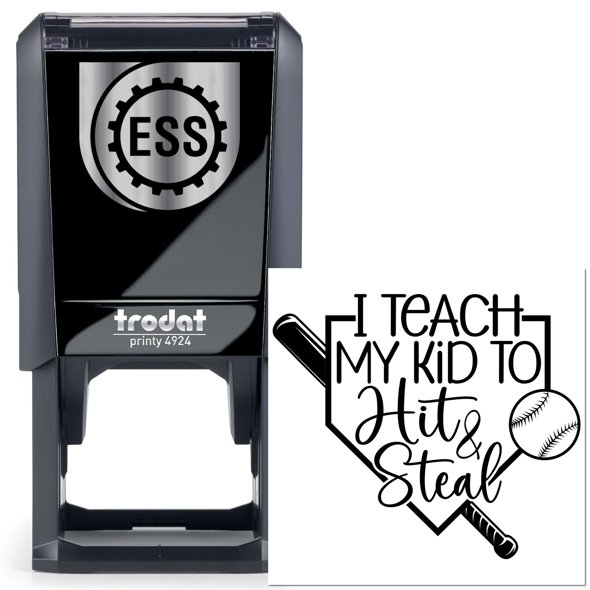 Self-Inking Baseball Dad Handcraft Stamp