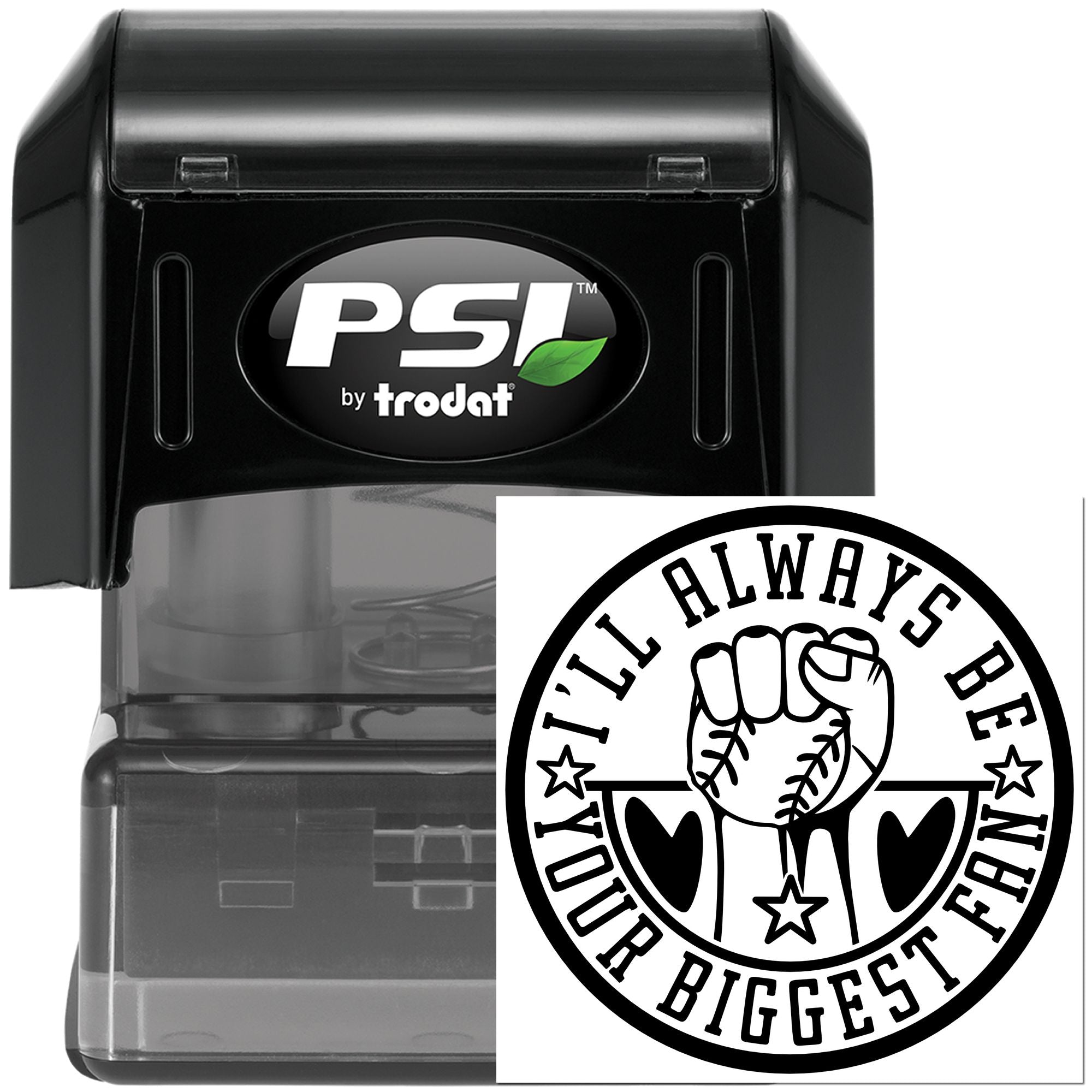 Pre-Inked Baseball Fist Symbol Handcraft Stamp