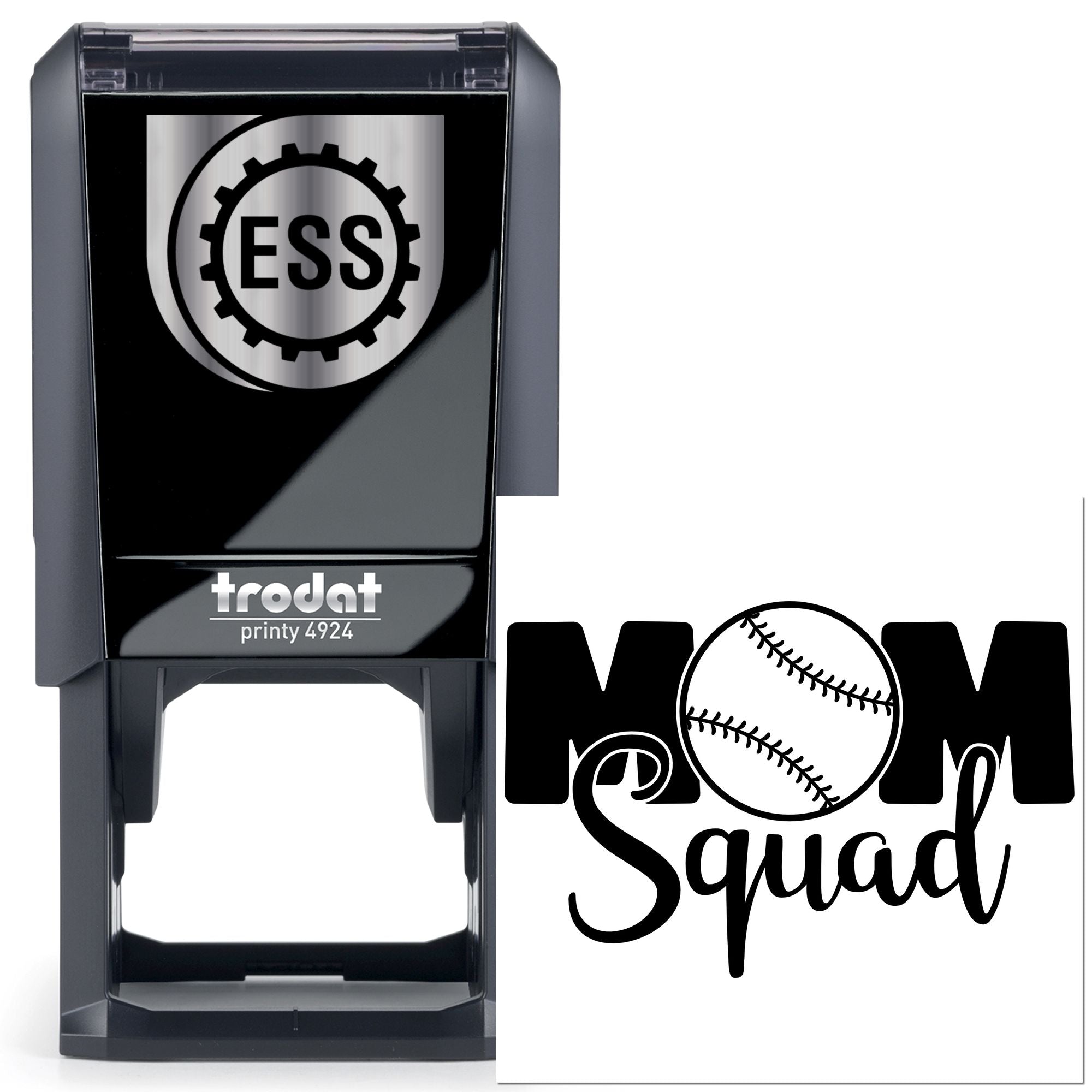 Self-Inking Mom Squad Paper Craft Stamp