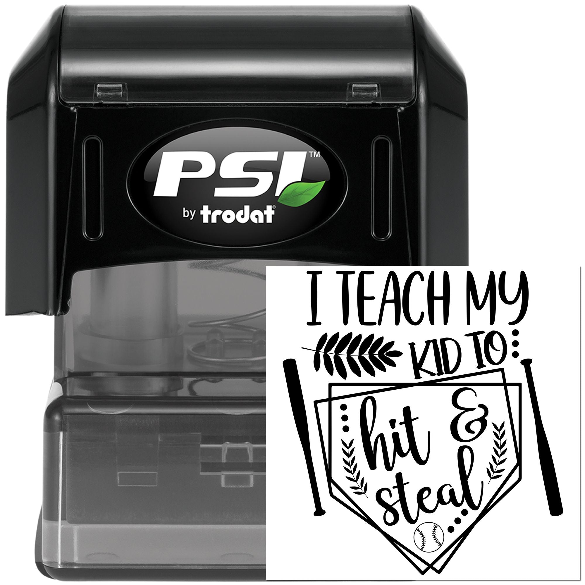 Pre-Inked Hit And Steal Paper Craft Stamp