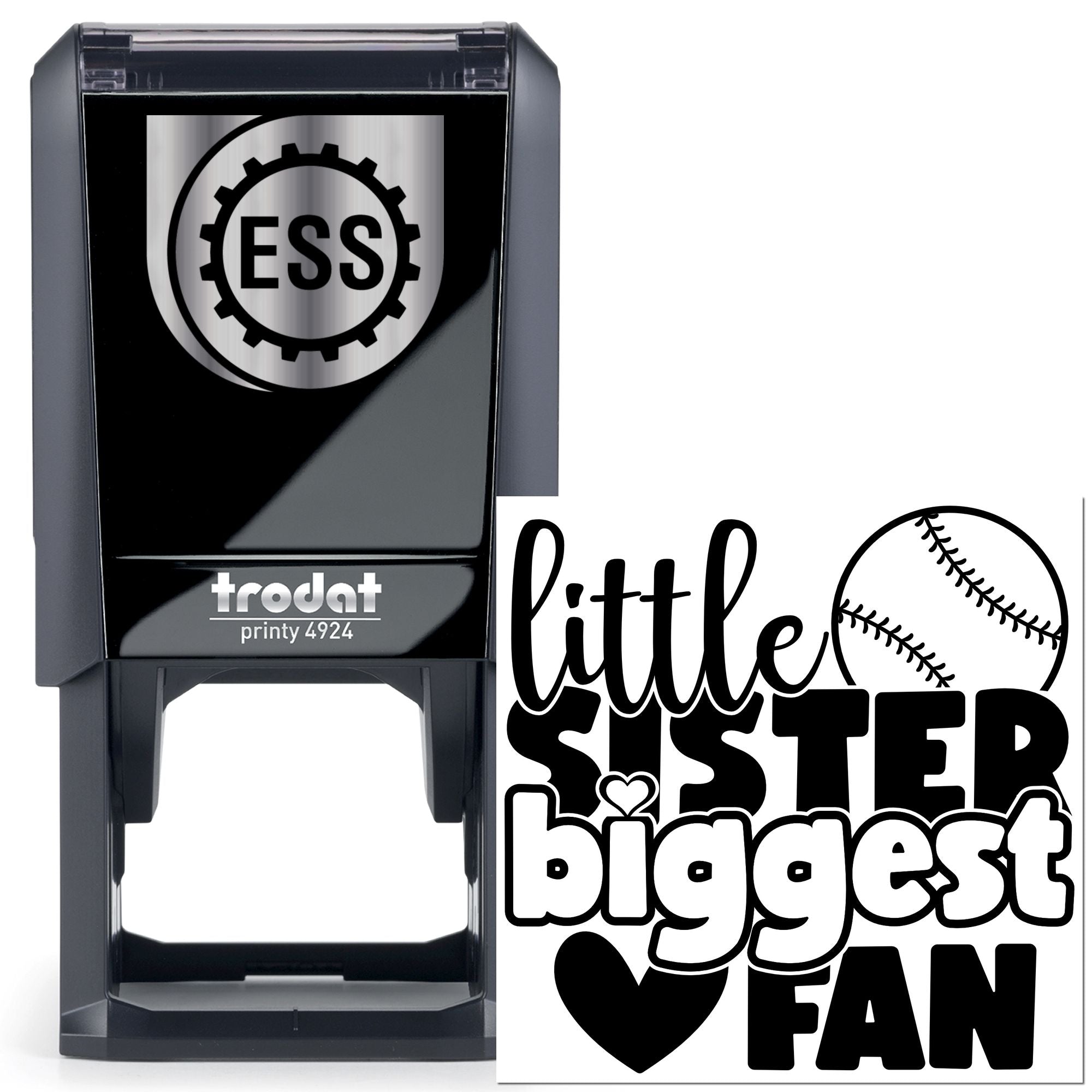 Self-Inking Baseball Fan Party Favor Stamp
