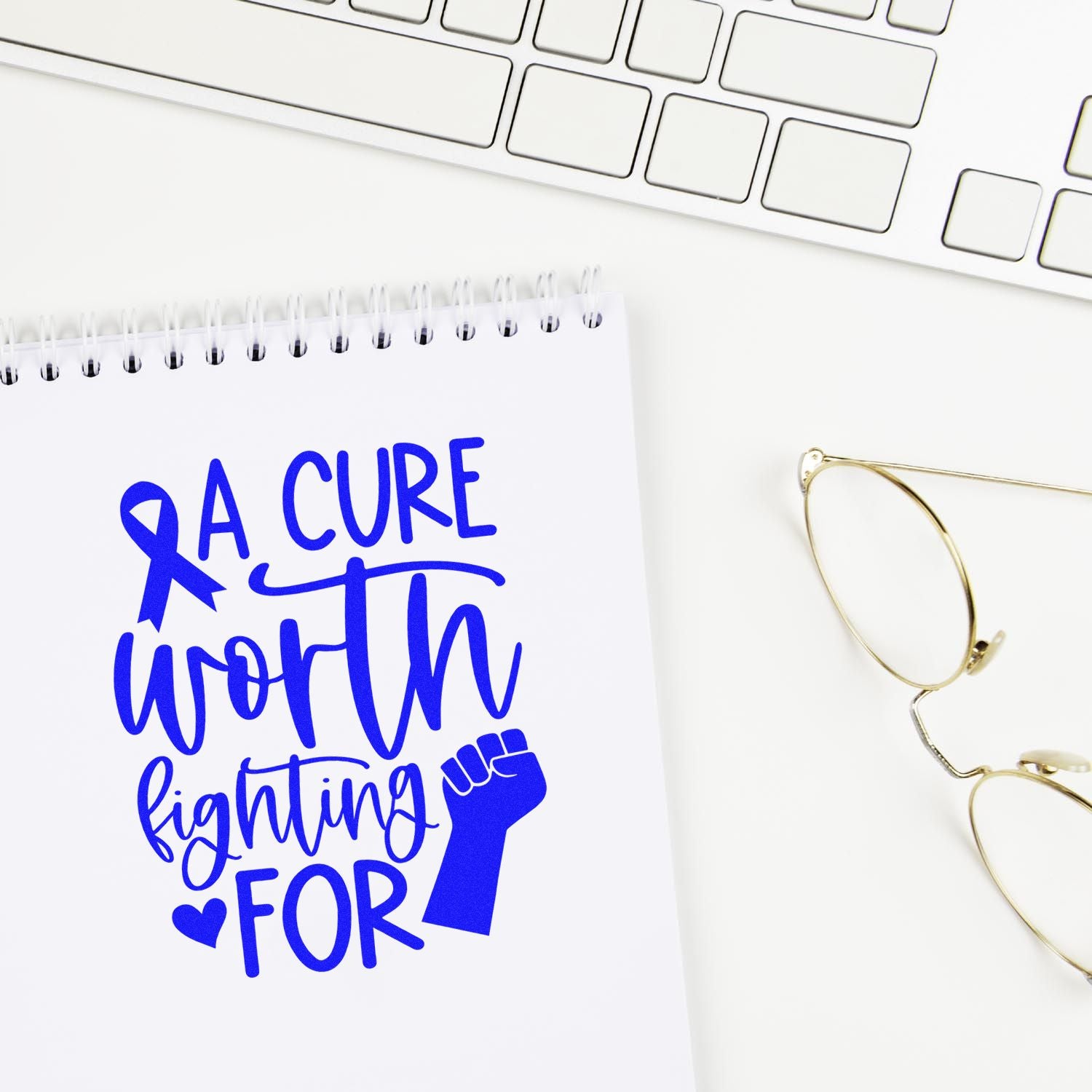 Duo A Cure Worth Fighting For Hand Stamp