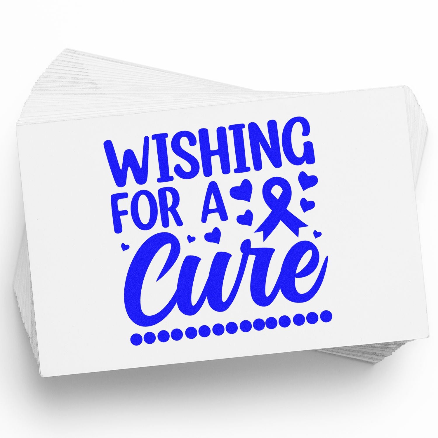 Self-Inking Wishing Cure Card Making Stamp