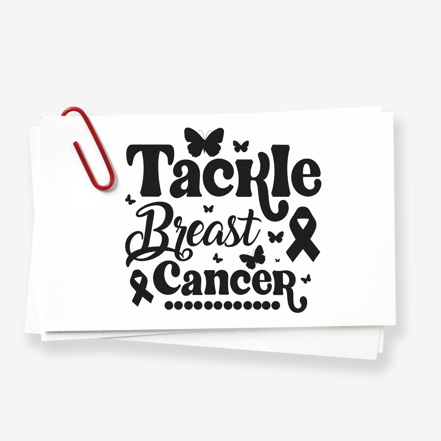 Duo Tackle Breast Cancer With Hope Hand Stamp