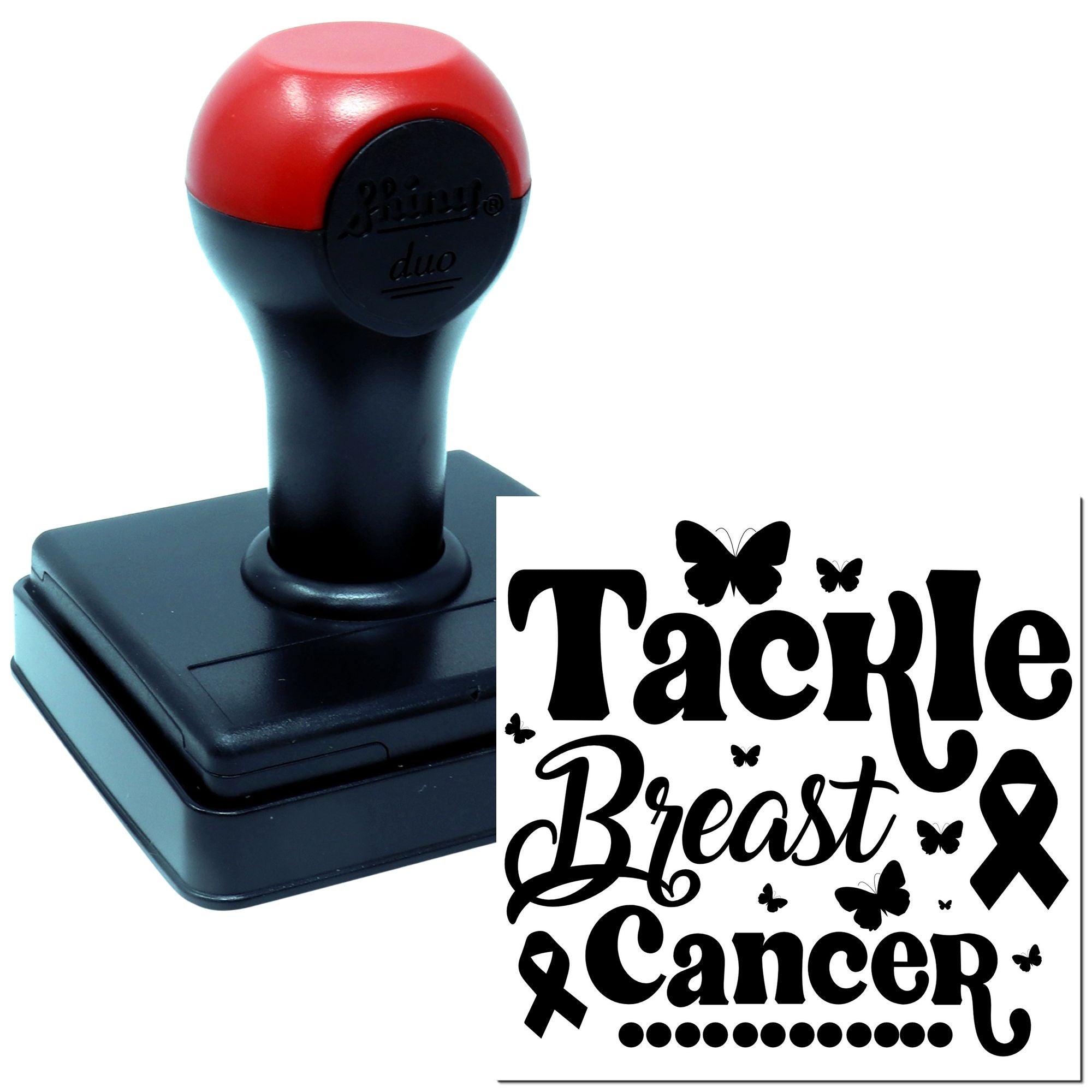 Duo Tackle Breast Cancer With Hope Hand Stamp