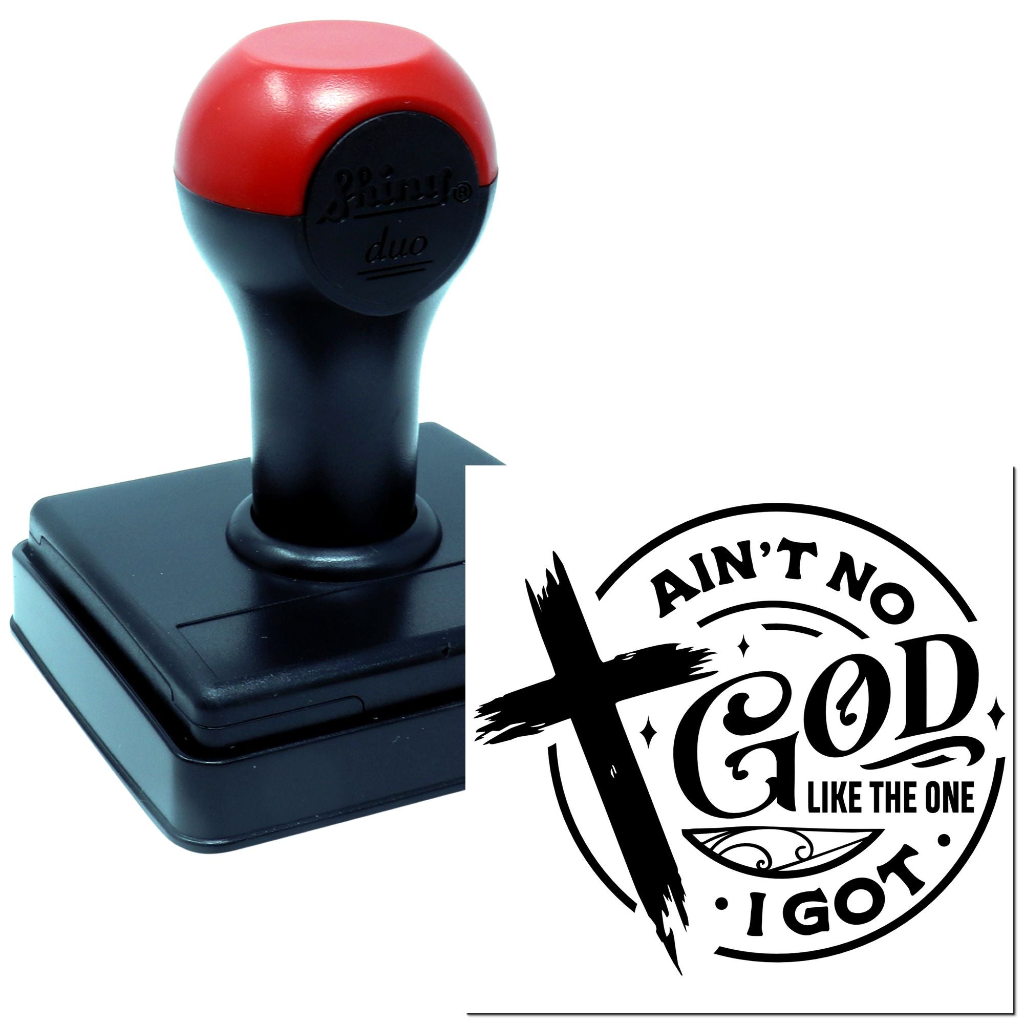 Duo Ain't No God Like Mine Hand Stamp