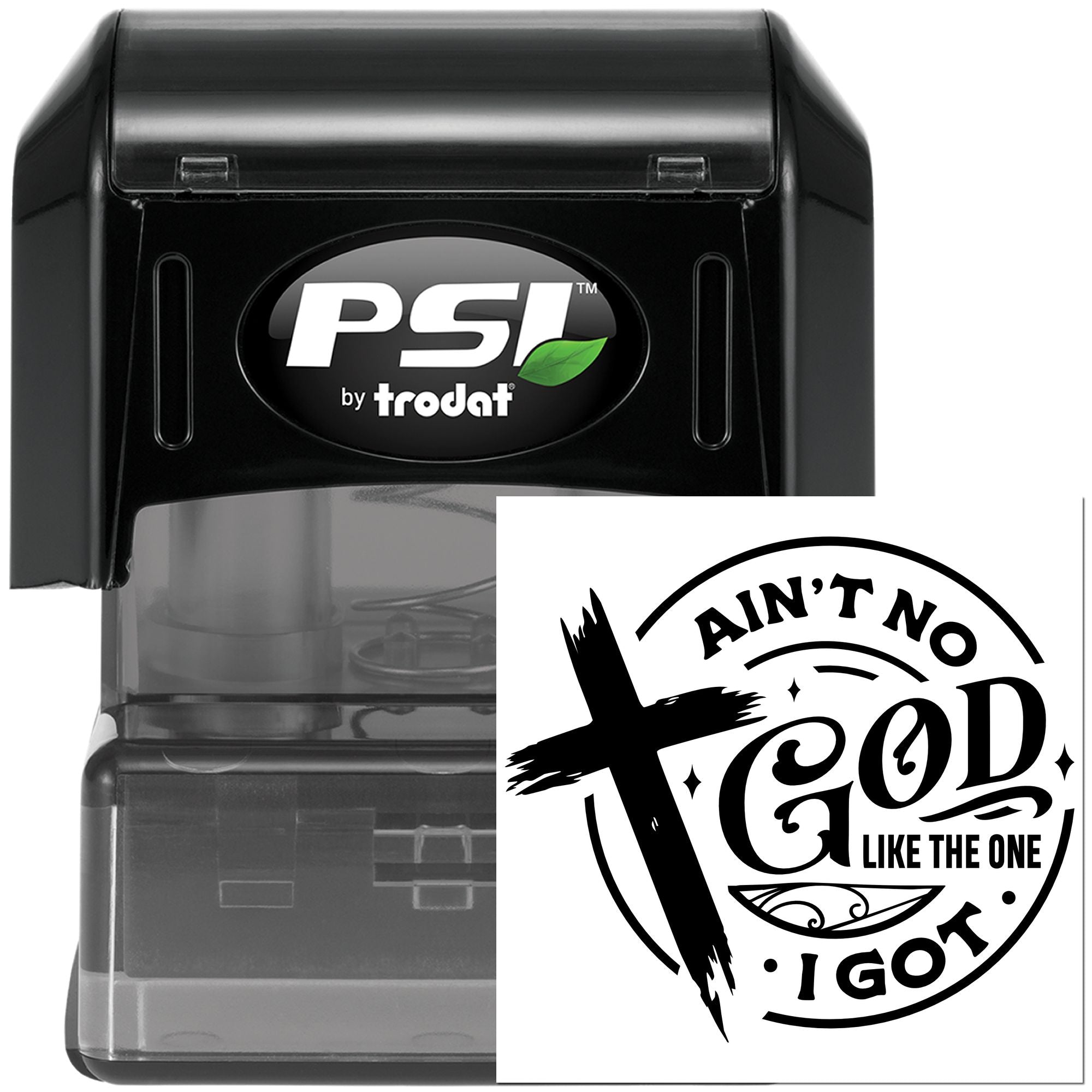 Pre-Inked Ain't No Good Greeting Card Stamp