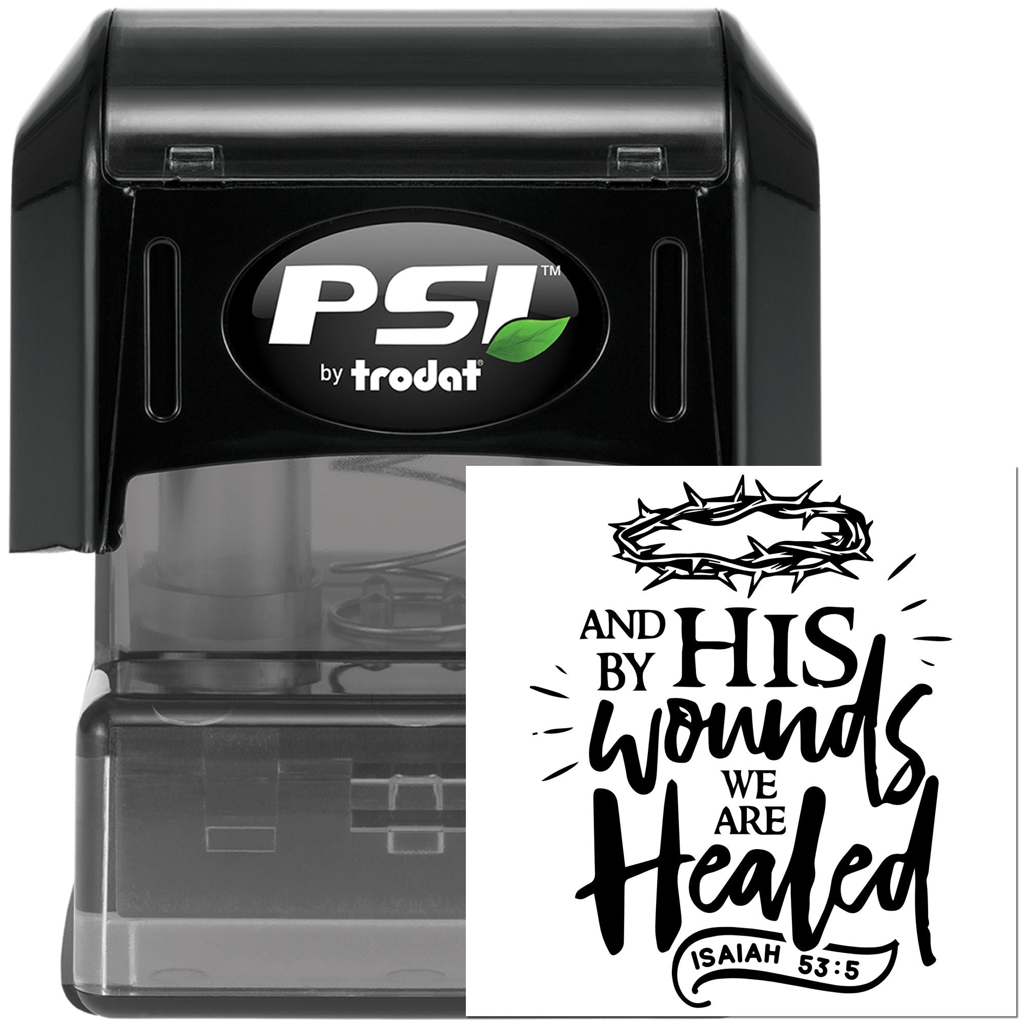 Pre-Inked Wounds That Heal Postcard Stamp