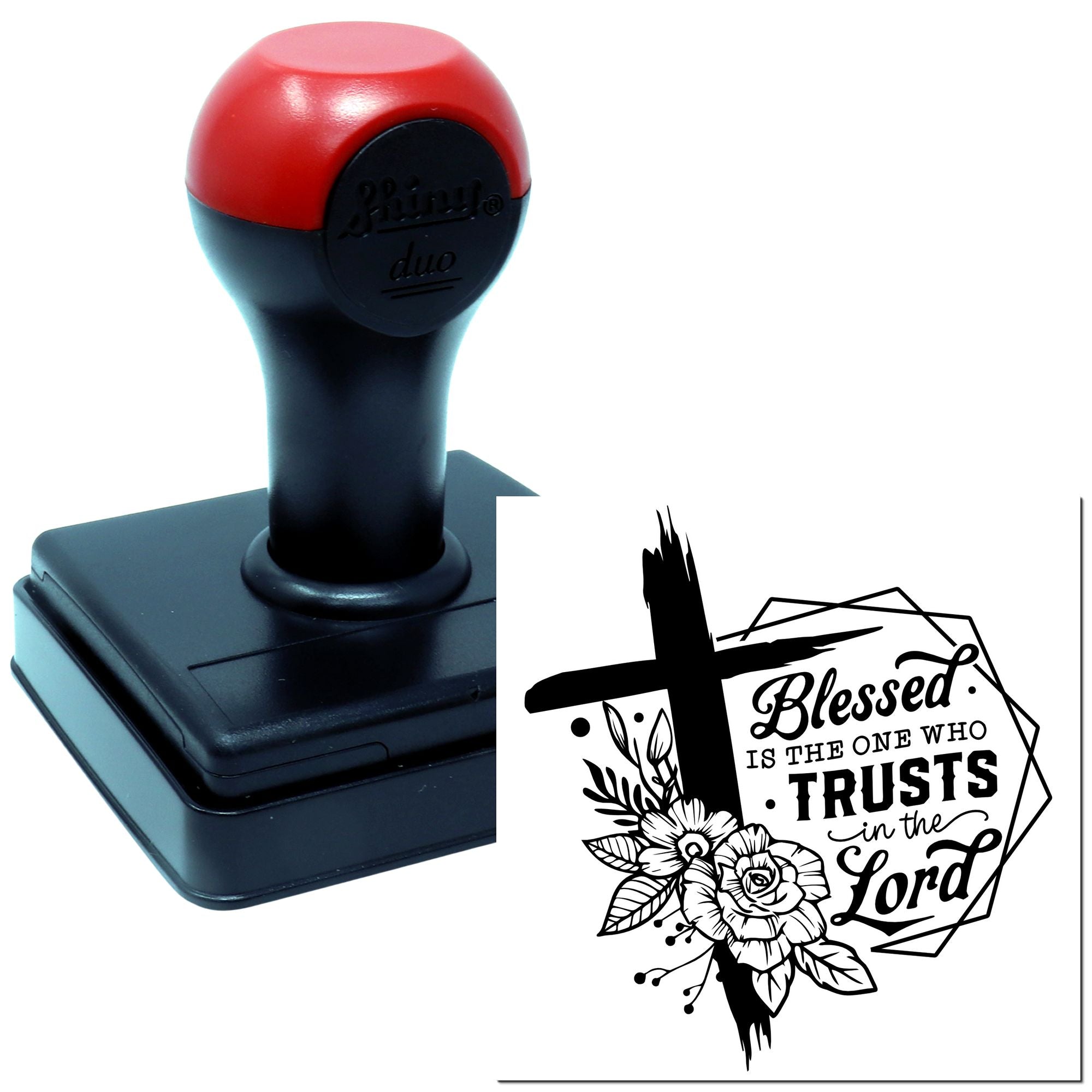 Duo Blessed Trust In The Lord Hand Stamp
