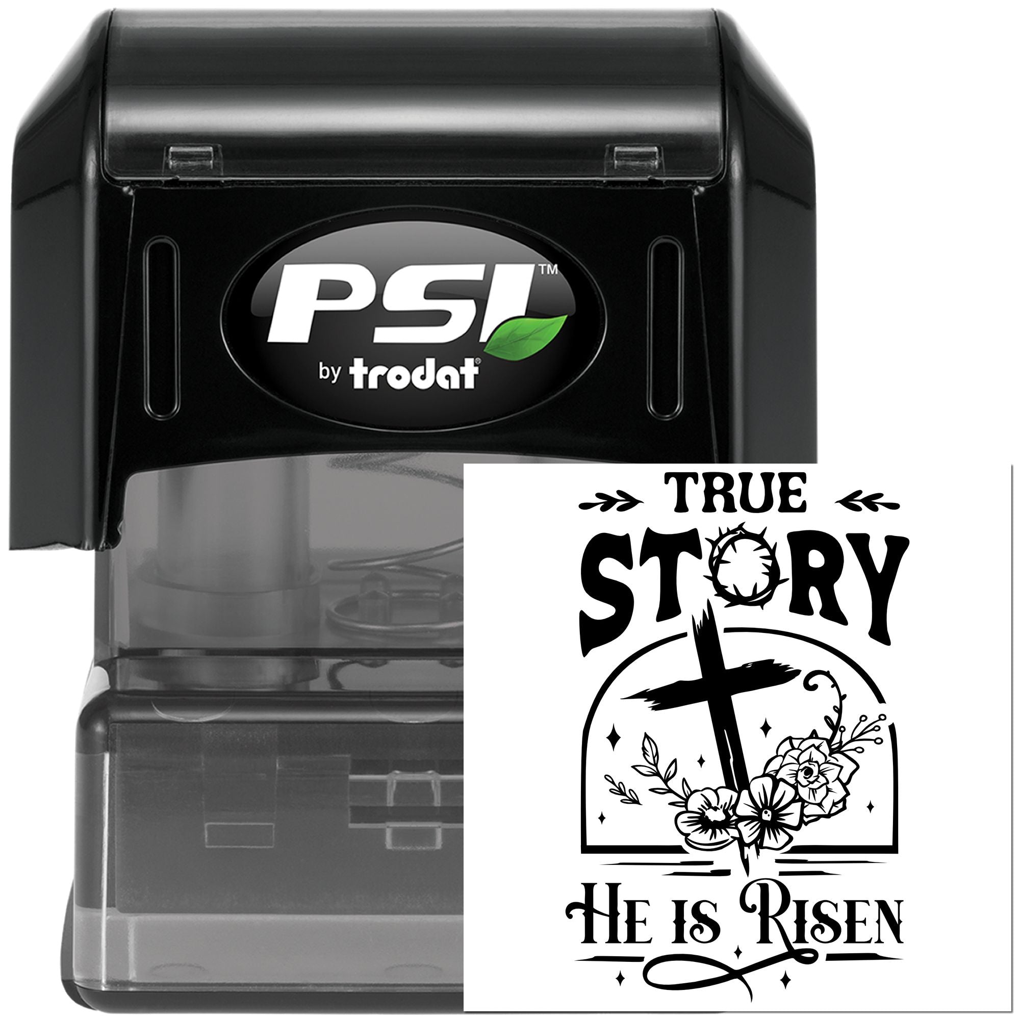 Pre-Inked He Is Risen Craft Stamp