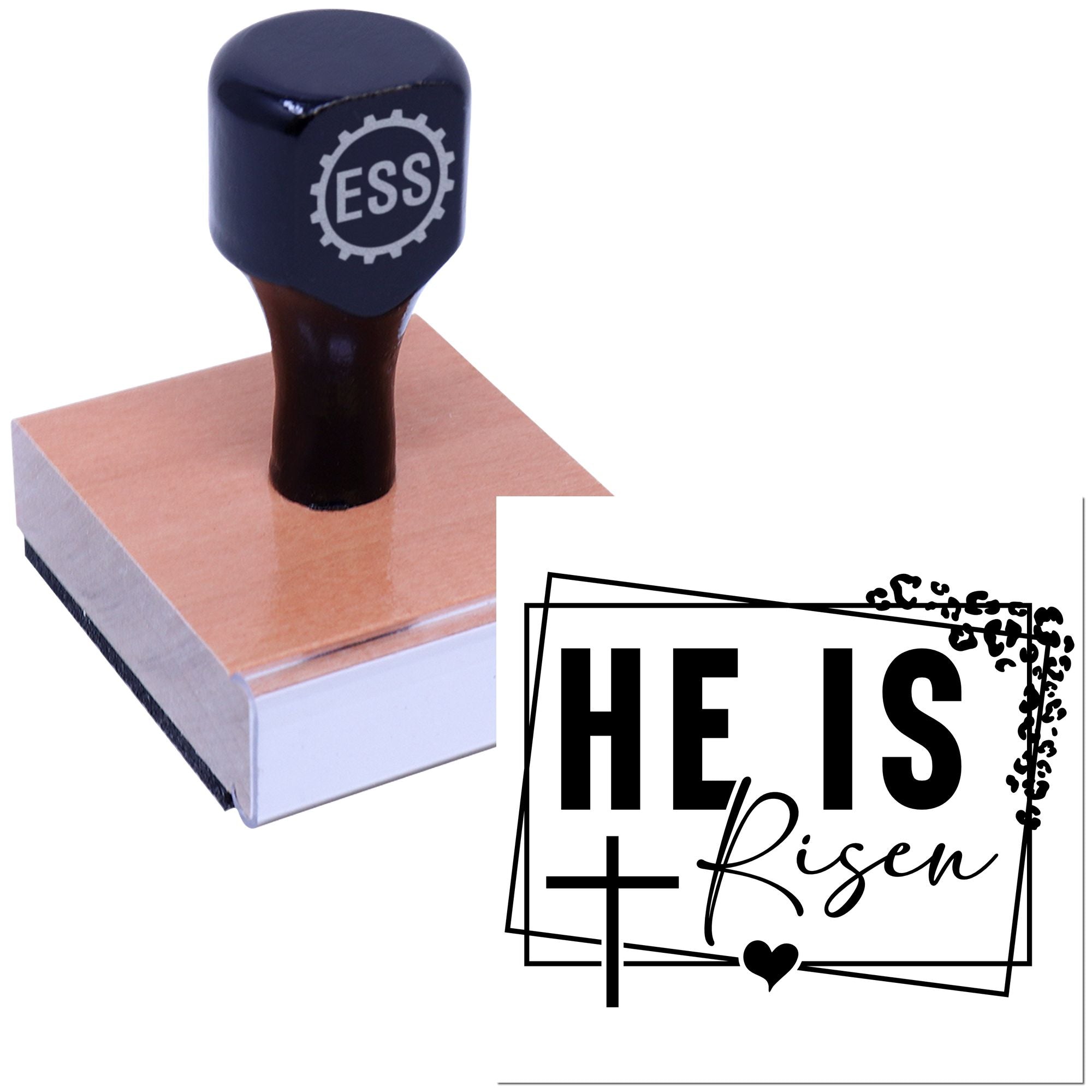 Easter Resurrection Joy Craft Rubber Stamp