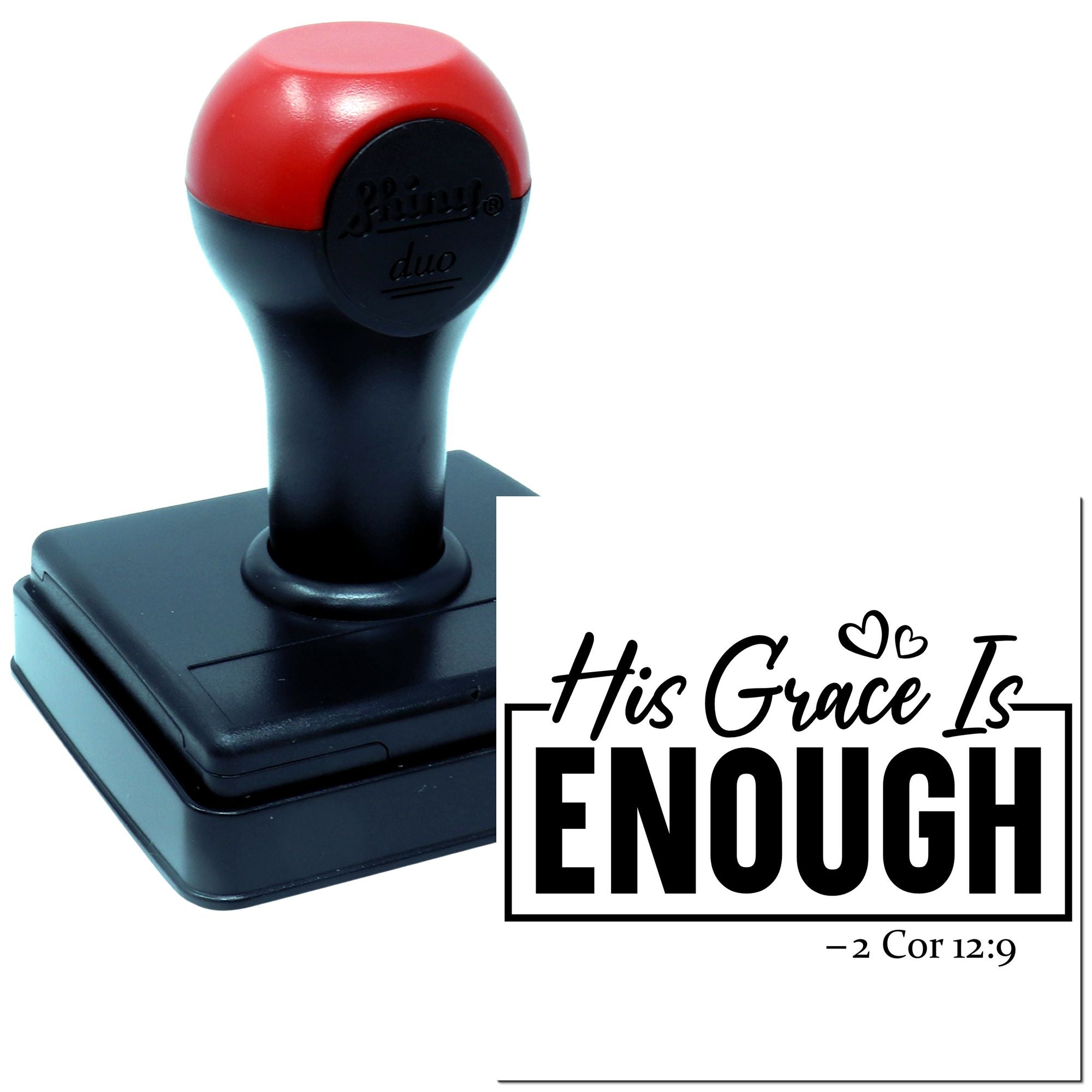 Duo His Grace Is Always Enough Hand Stamp