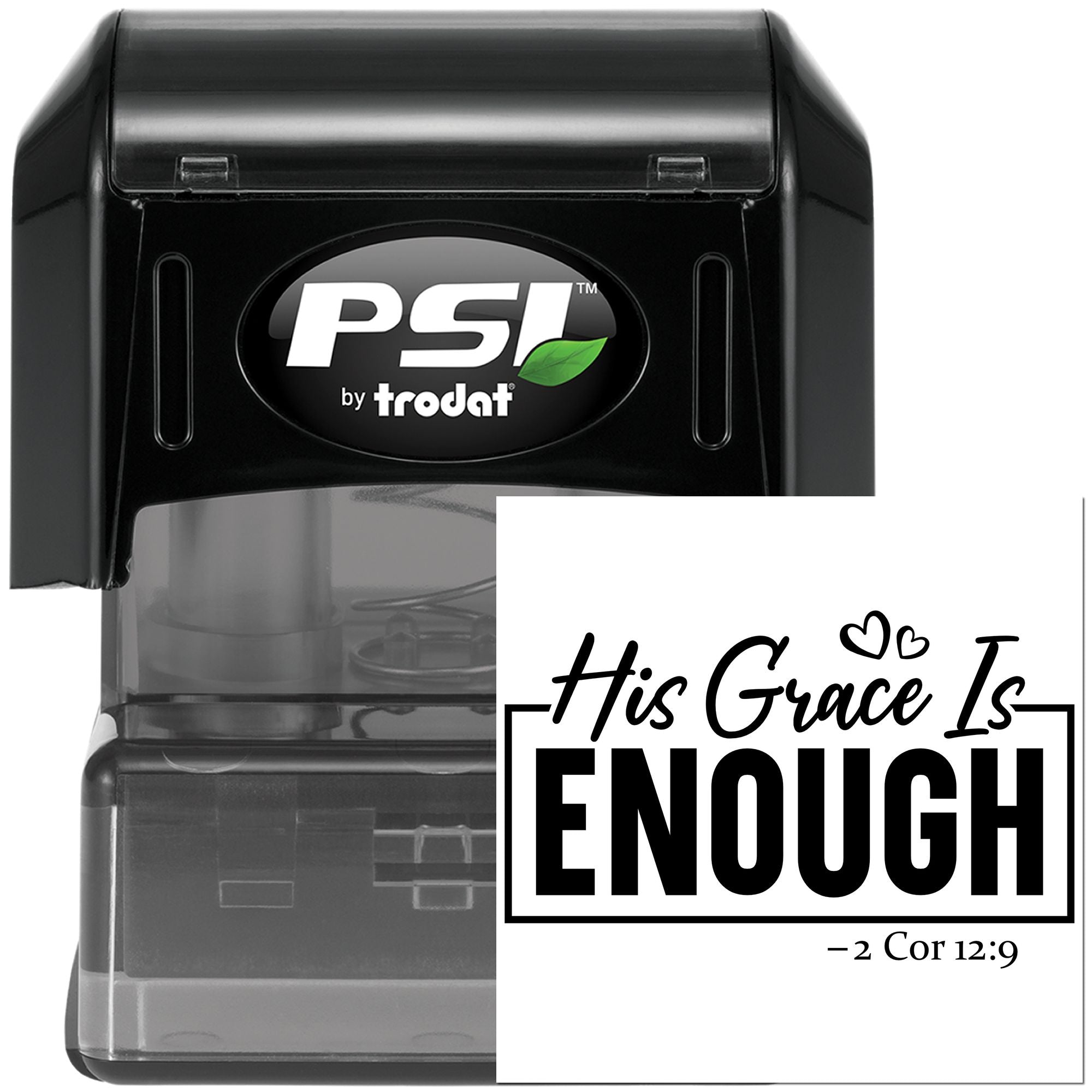 Pre-Inked Grace Is Enough Place Card Stamp