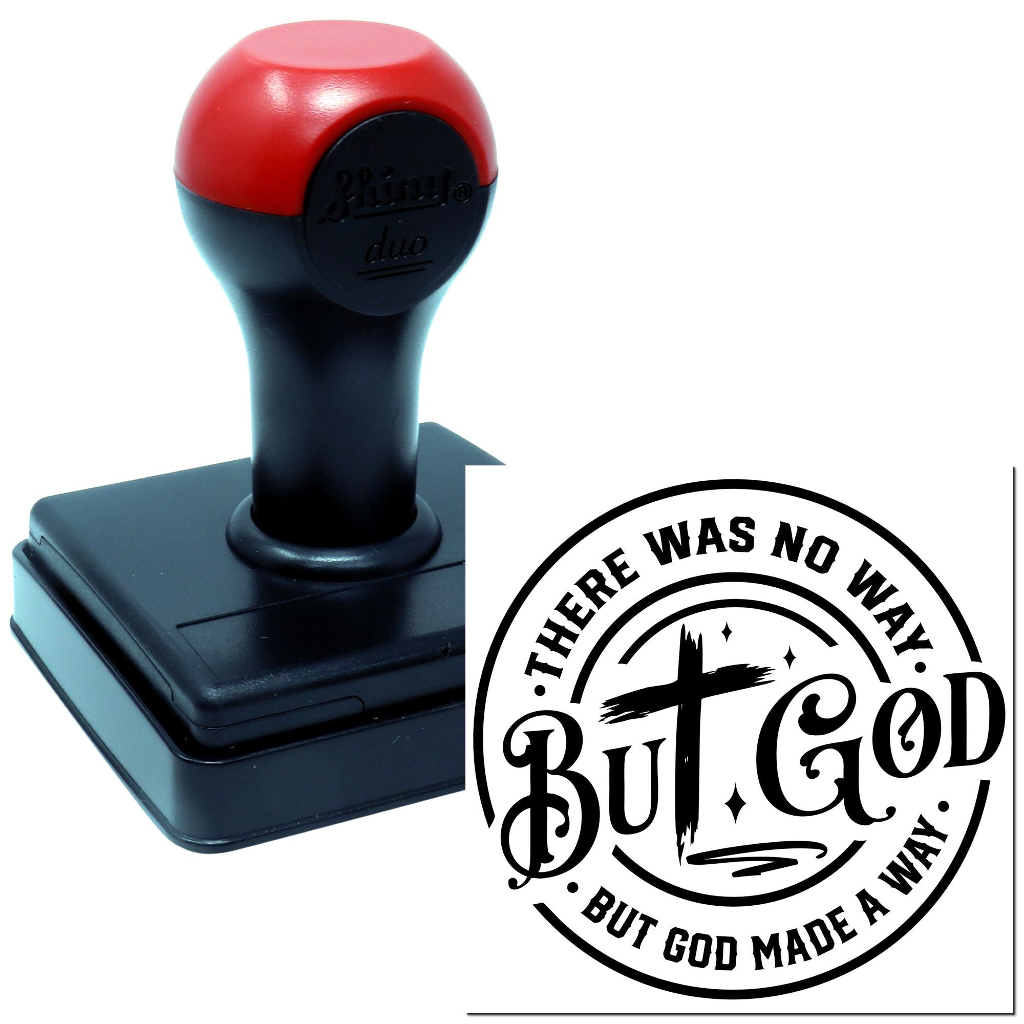 Duo But God Made A Way Hand Stamp