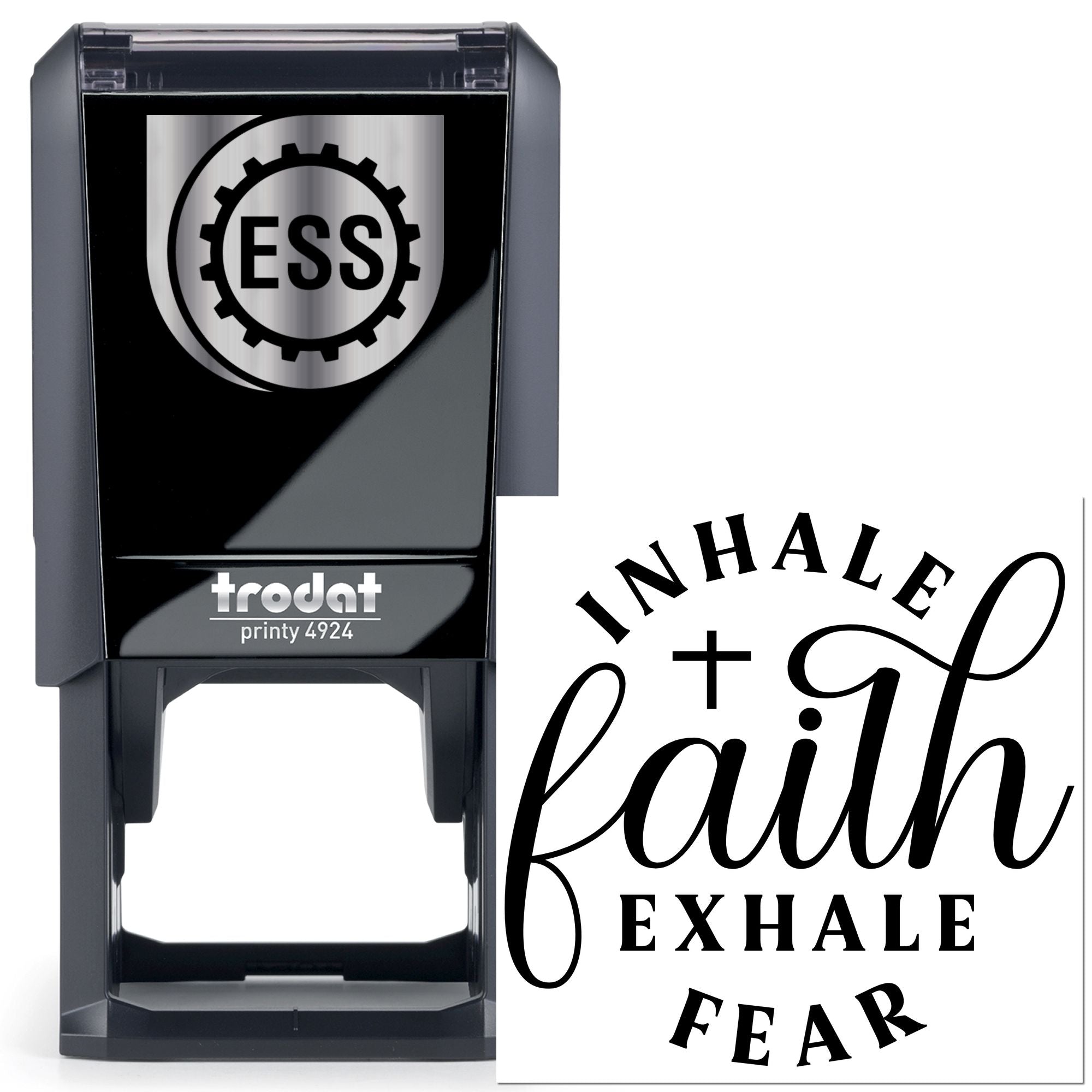 Self-Inking Faith Breath Card Making Stamp