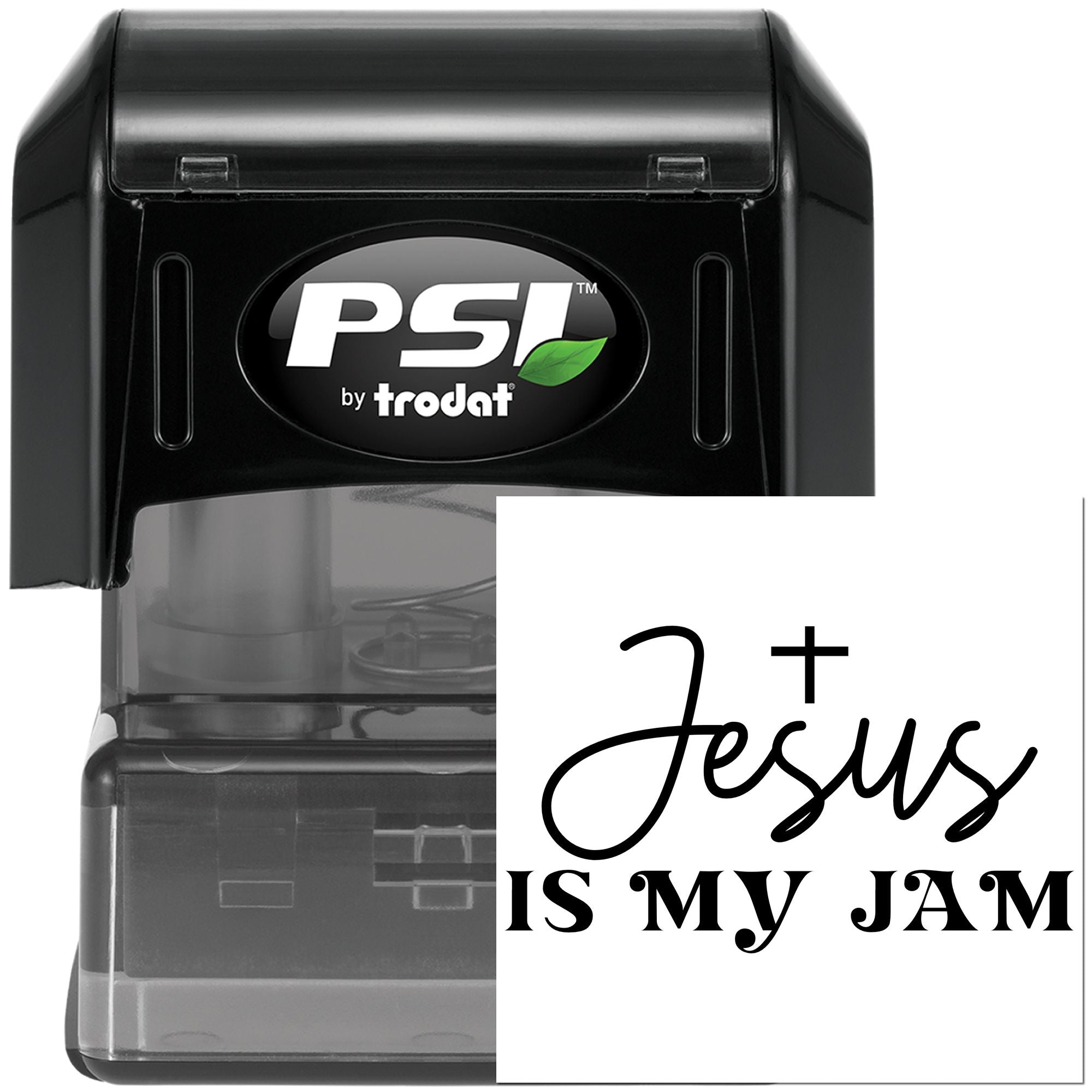 Pre-Inked Jesus Is Jam Card Making Stamp