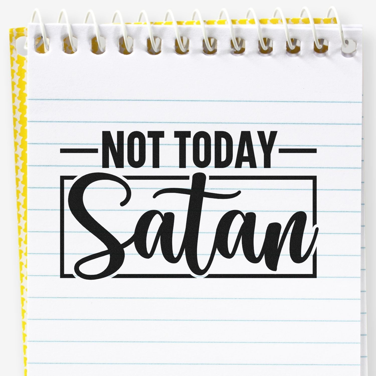 Self-Inking Not Satan Craft Stamp