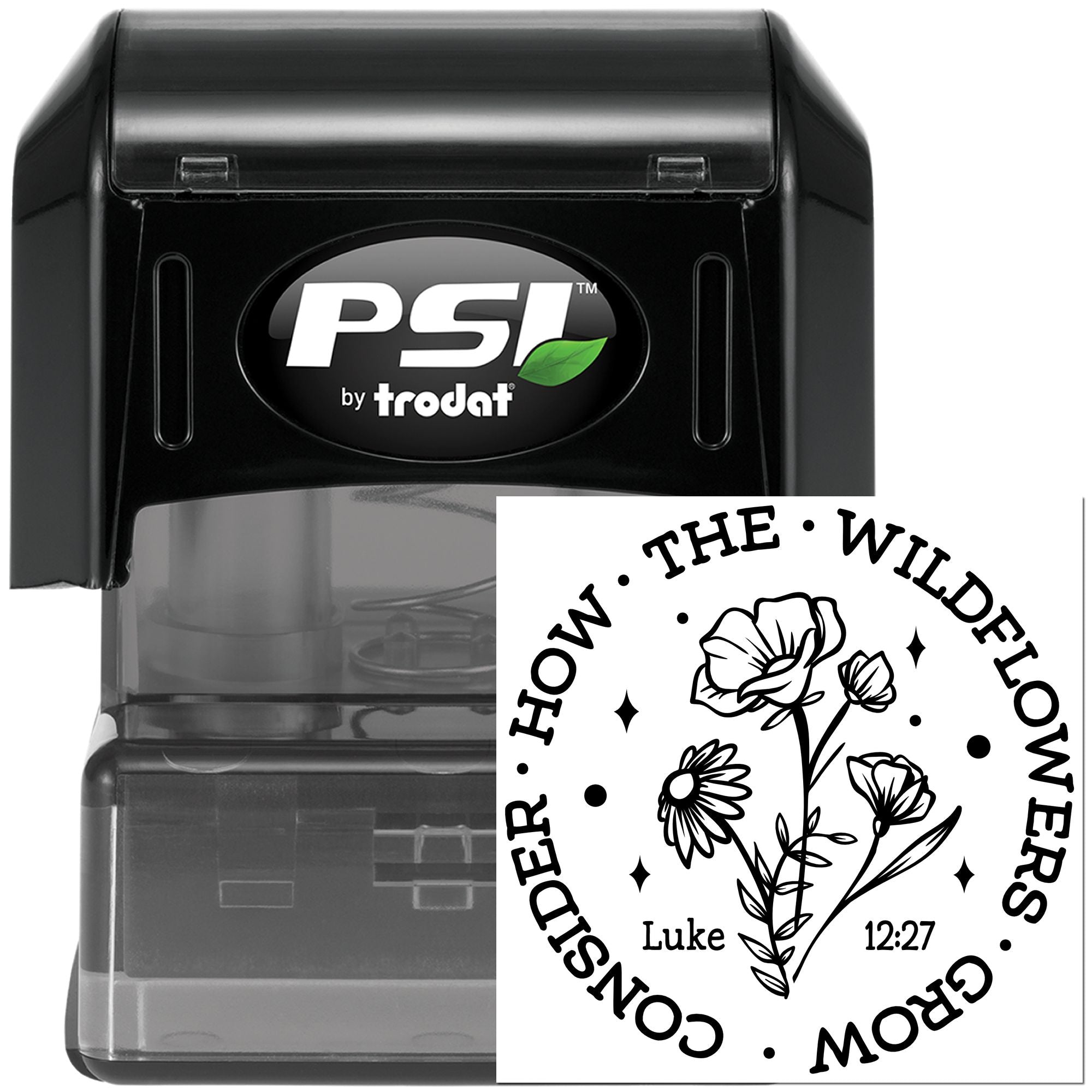 Pre-Inked Growth In Wilderness Craft Stamp