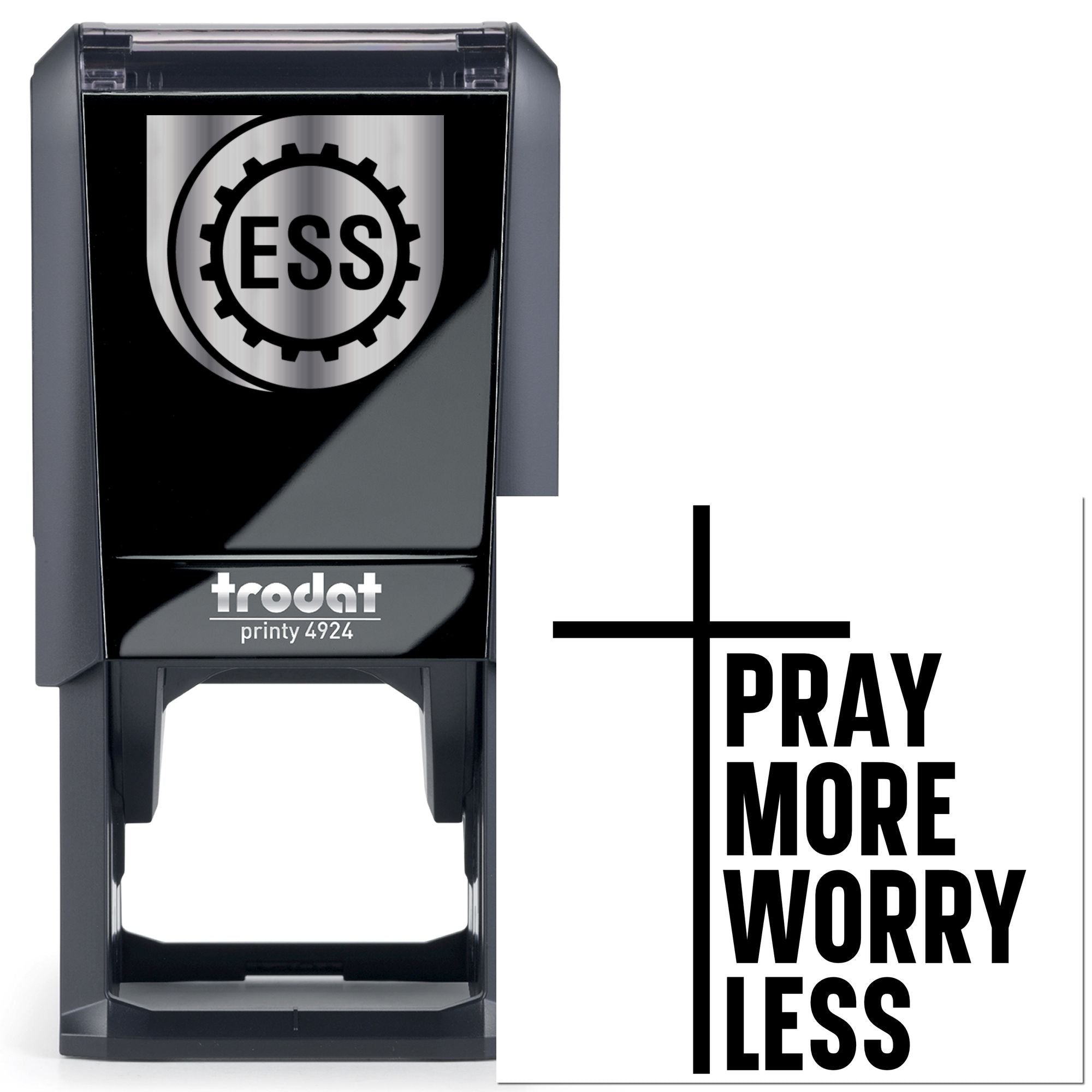 Self-Inking Prayer Poster Card Stamp