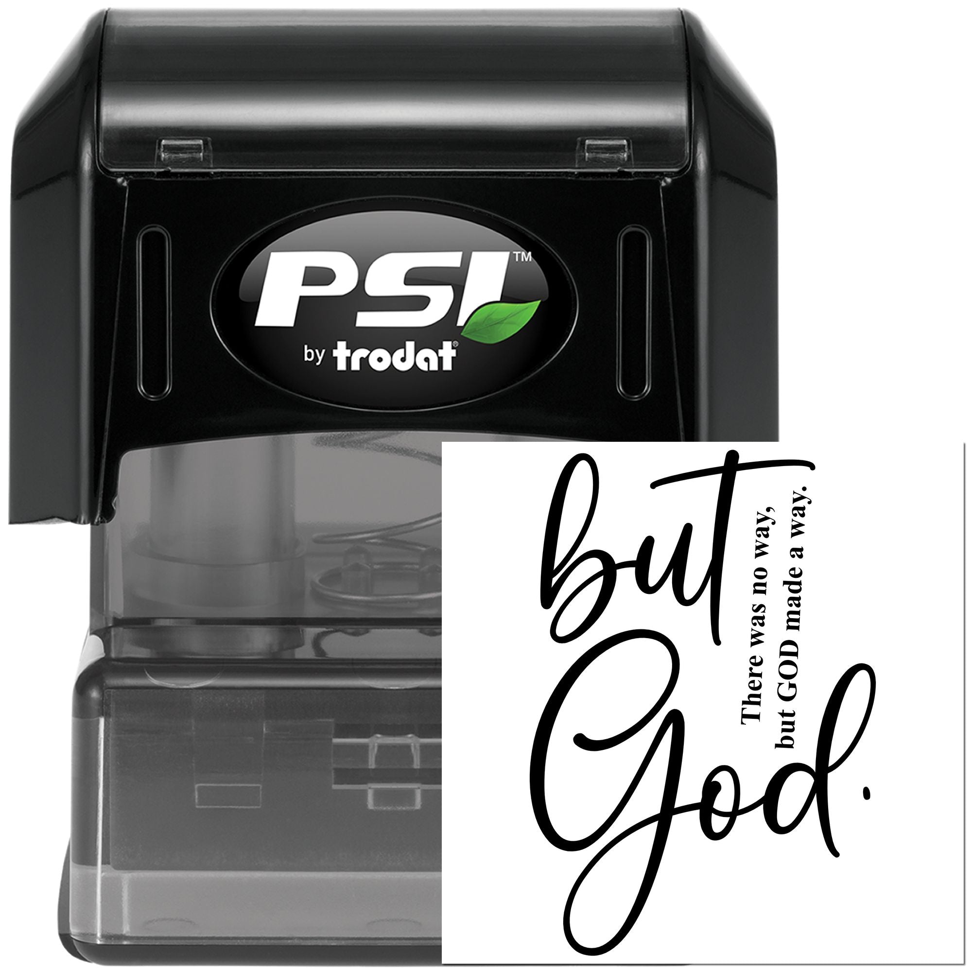 Pre-Inked But God Prevails Party Favor Stamp