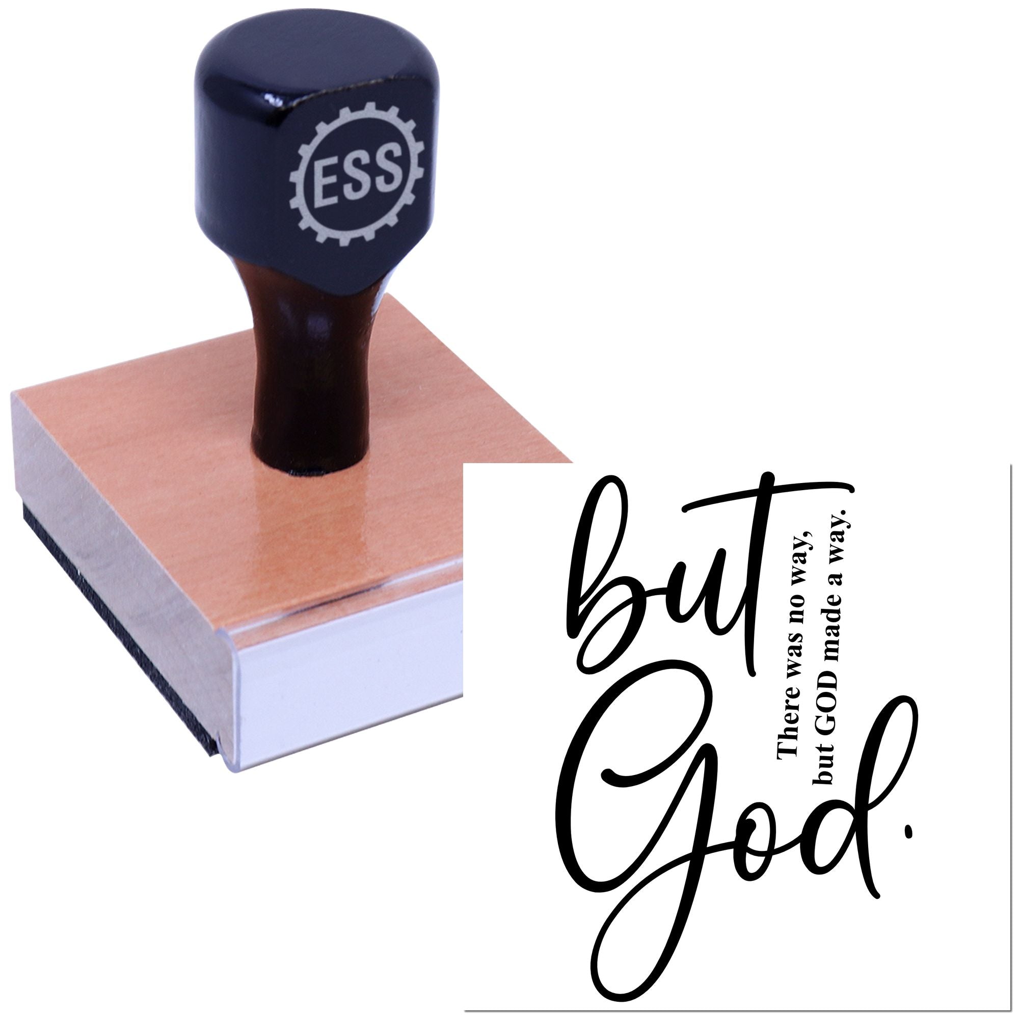 Divine Way Maker Scrapbooking Rubber Stamp