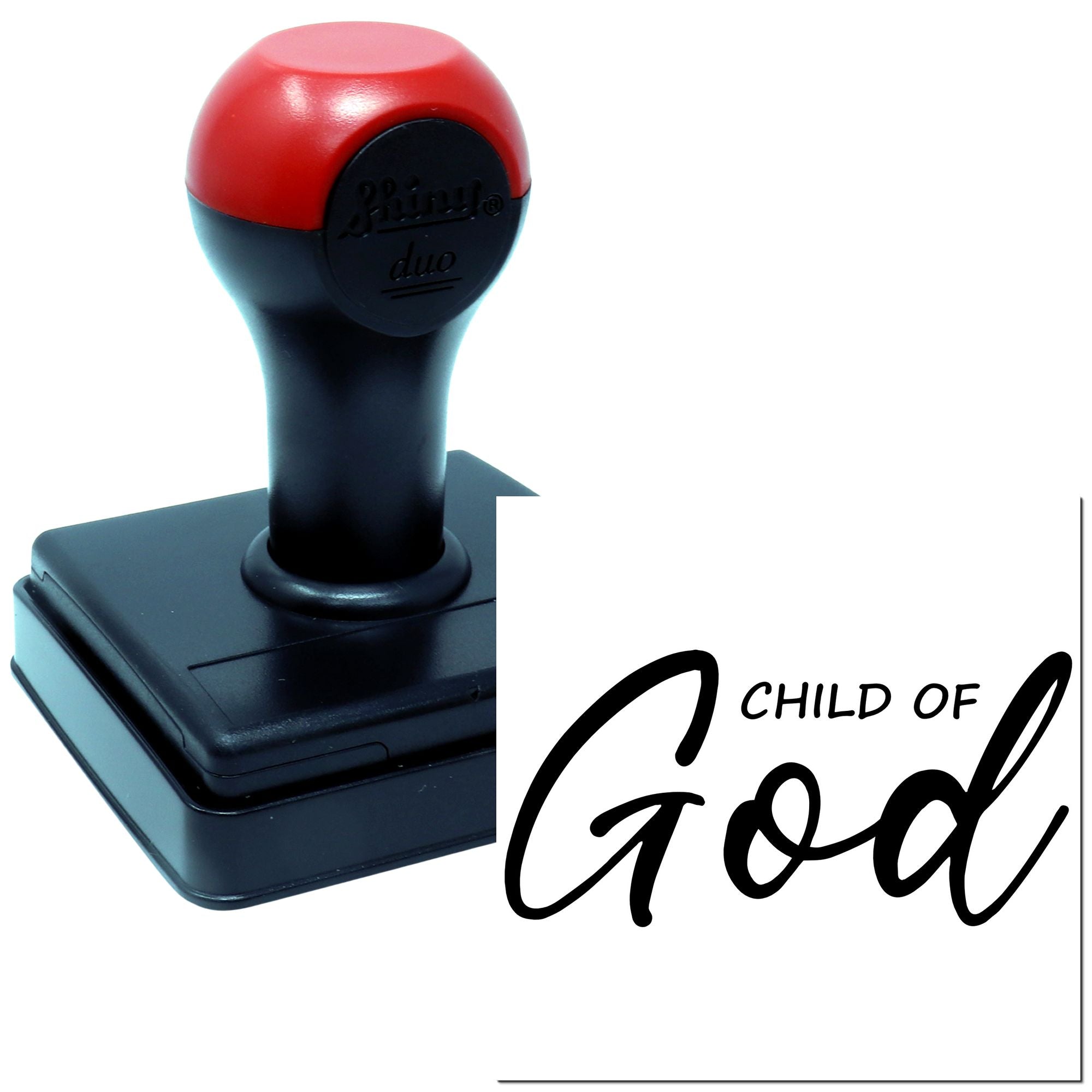 Duo Child Of God Script Design Hand Stamp