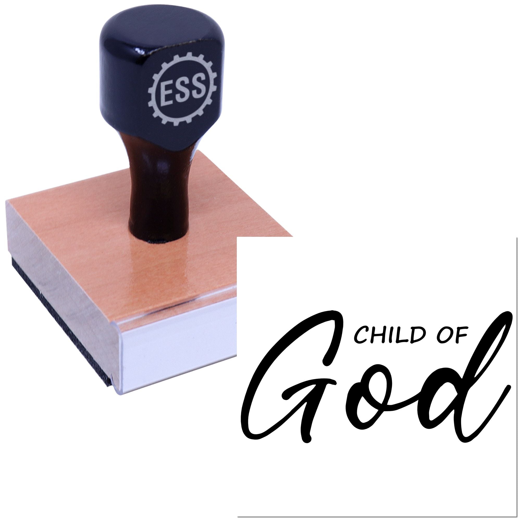 Divine Child Declaration Crafting Rubber Stamp