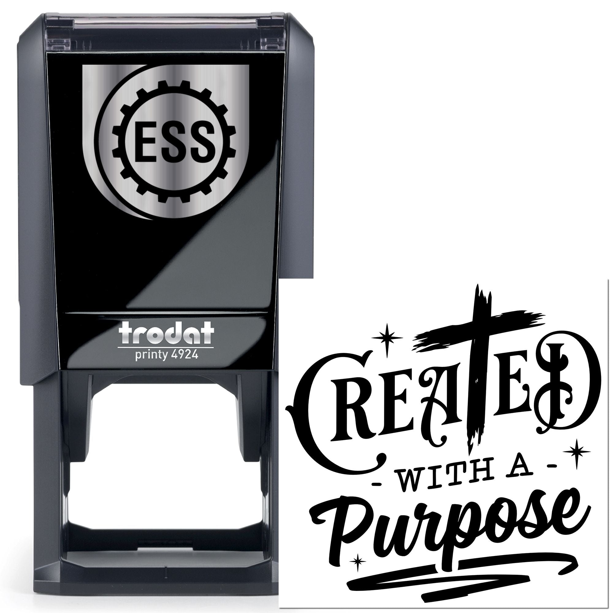 Self-Inking Purposeful Creation Crafting Stamp
