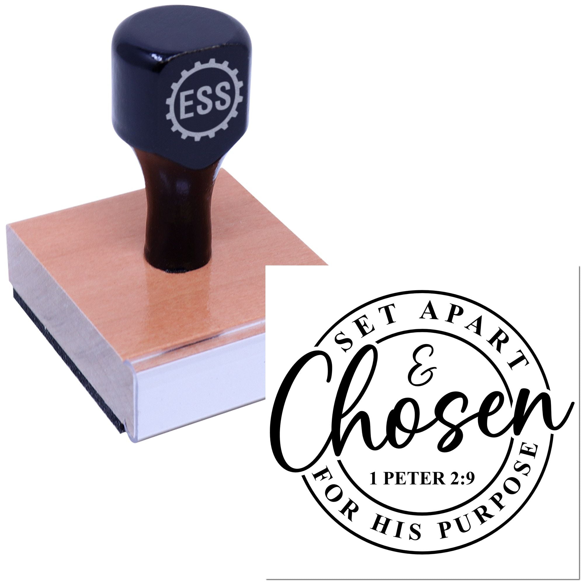 Chosen For Purpose Card Making Rubber Stamp