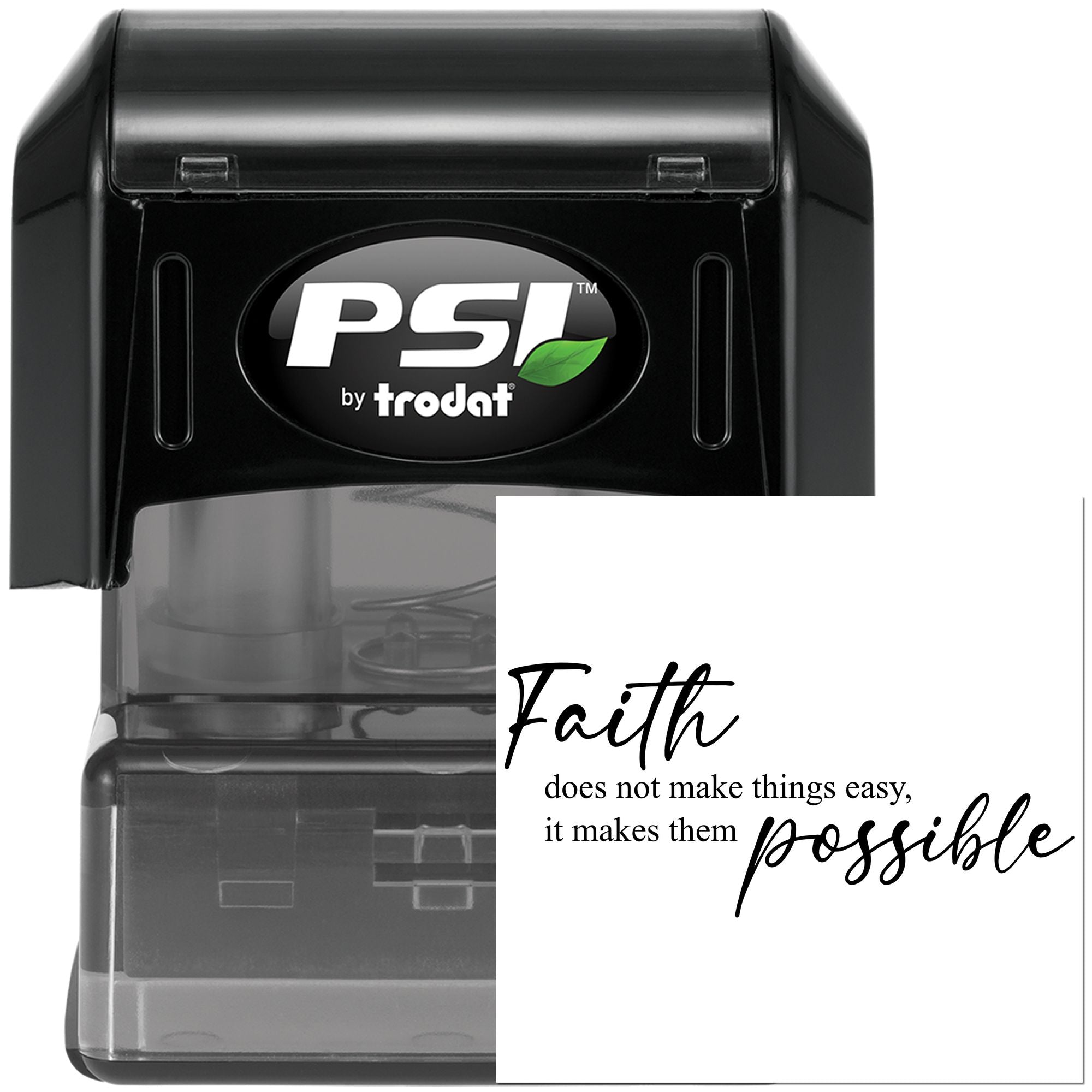 Pre-Inked Faith Makes Possible Handcraft Stamp