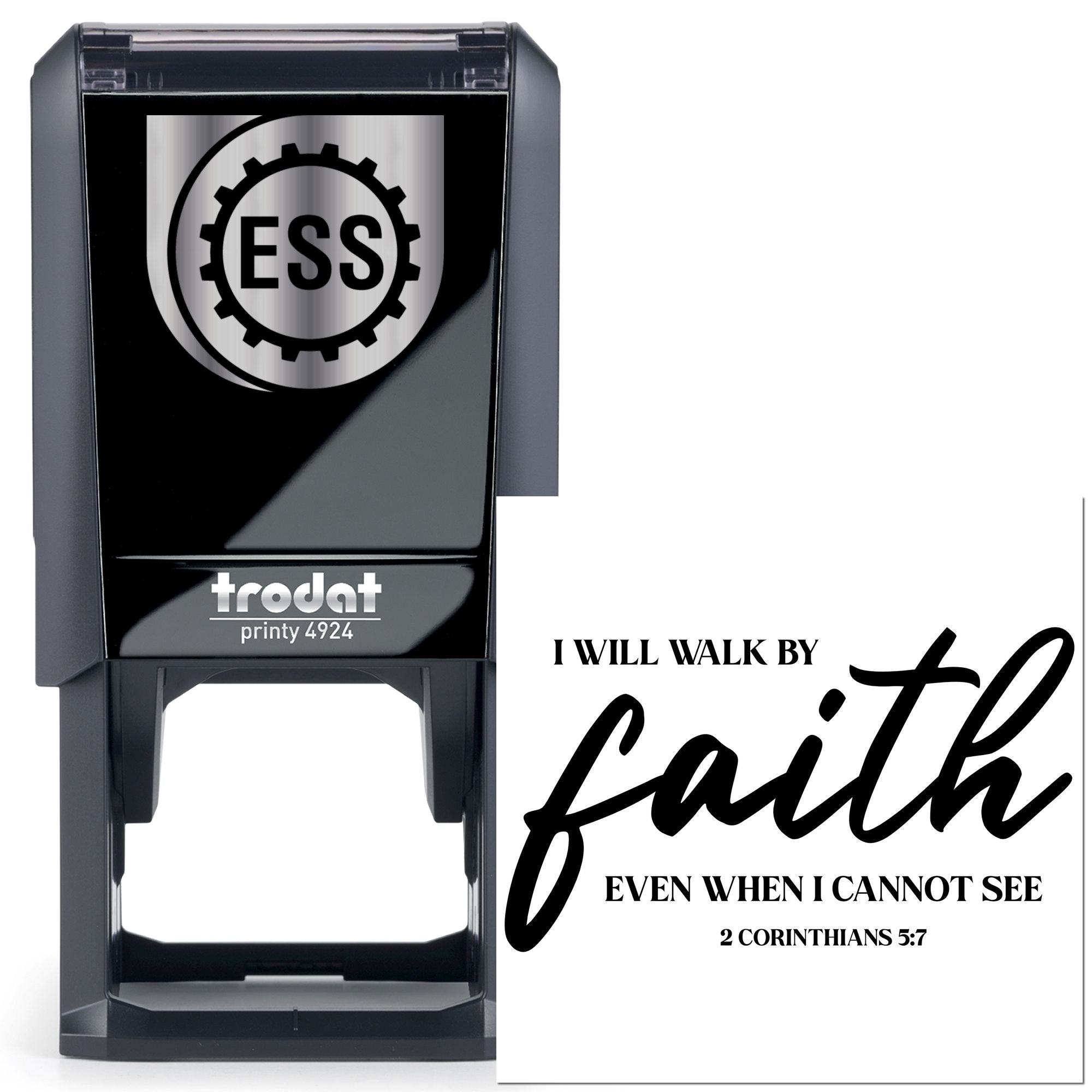 Self-Inking Faith Walk Party Favor Stamp
