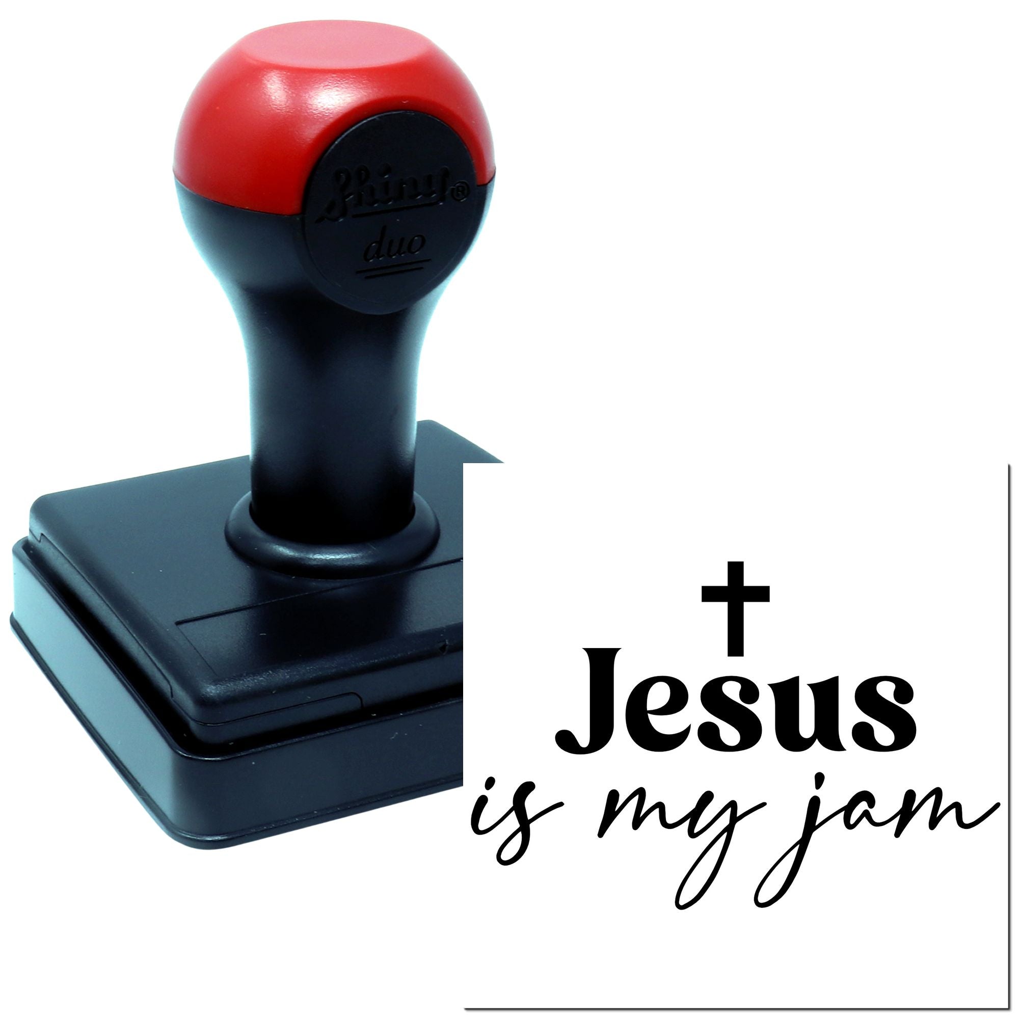 Duo Jesus-Centered Joyful Faith And Praise Hand Stamp