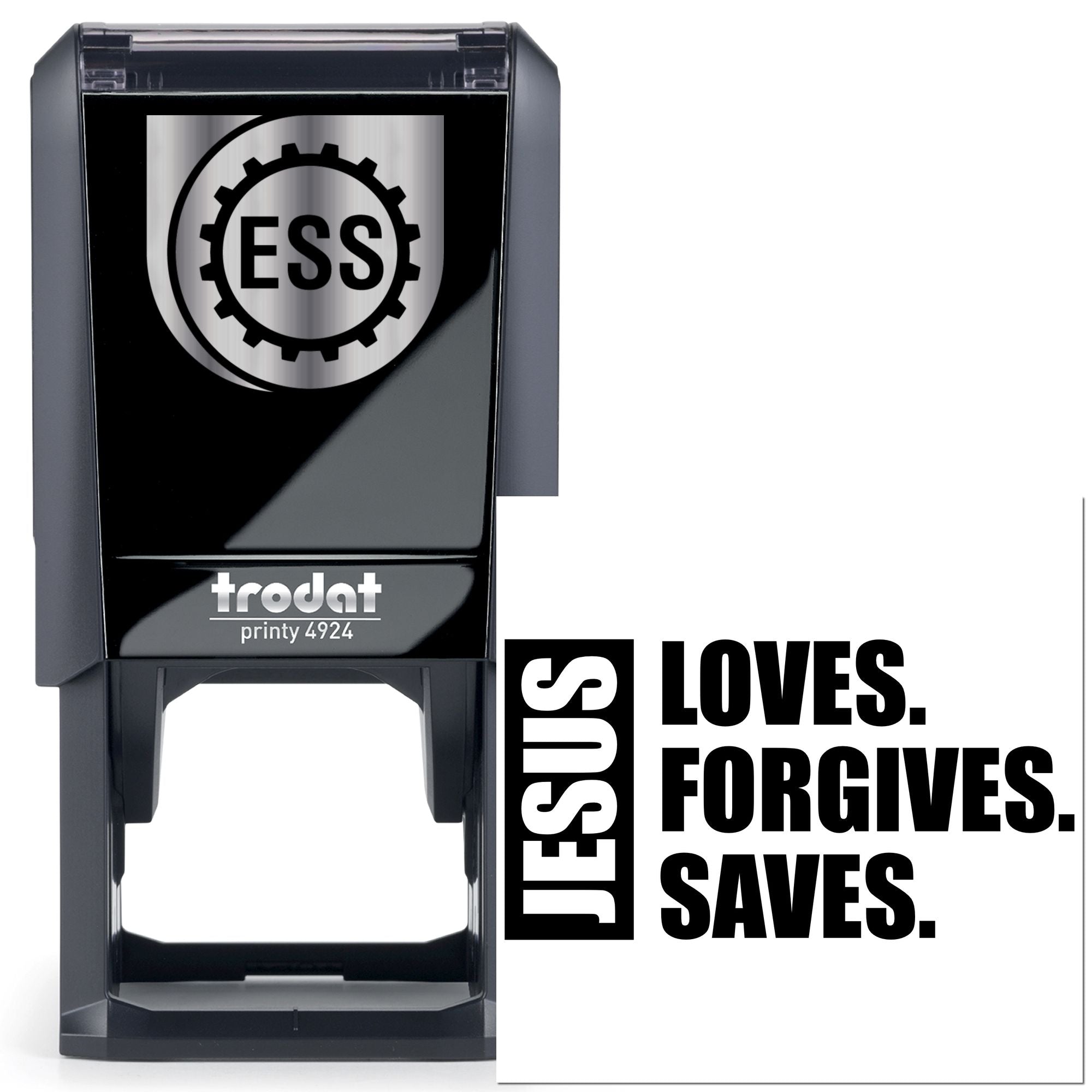 Self-Inking Bold Salvation Scrapbooking Stamp