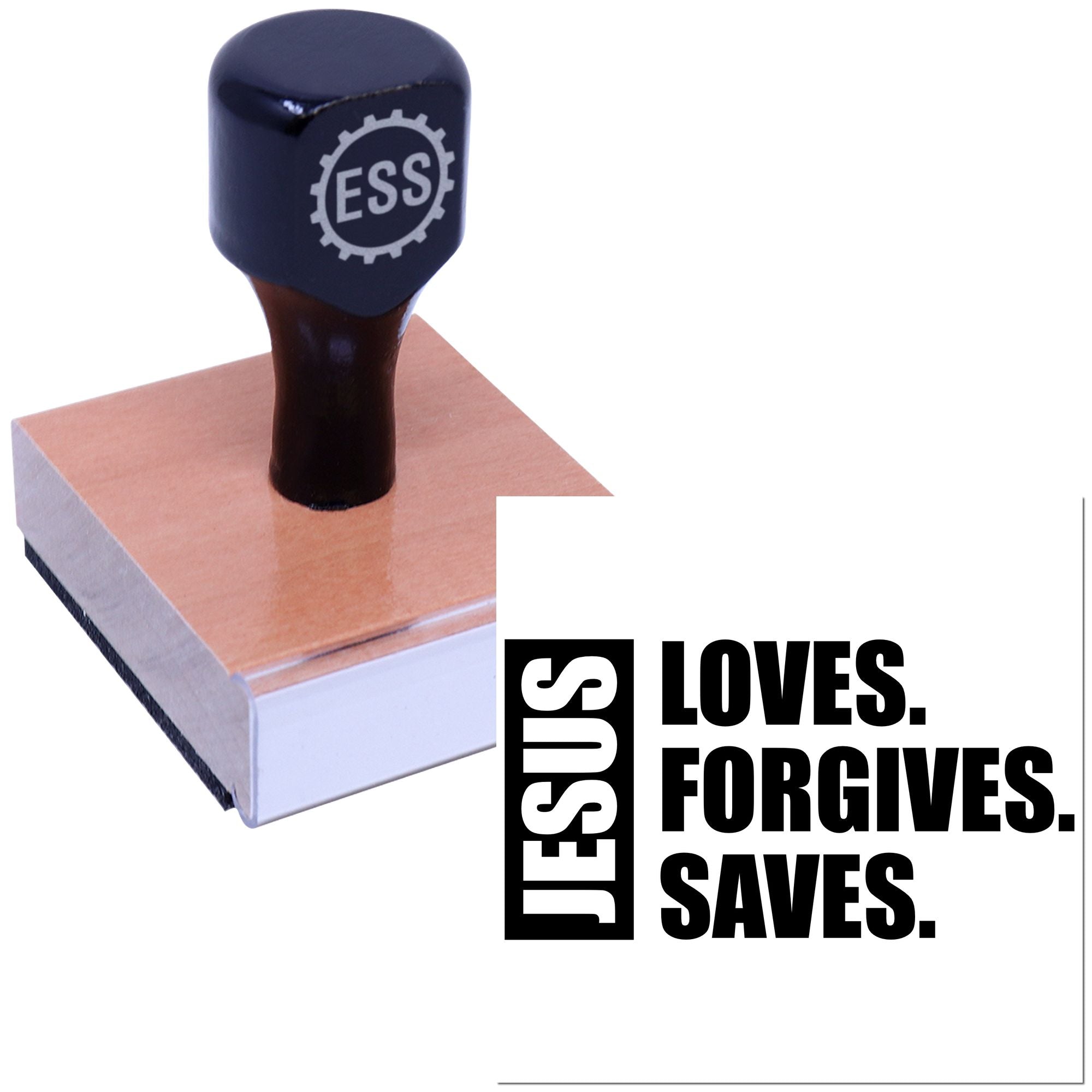 Love Forgiveness Salvation Crafting Rubber Stamp