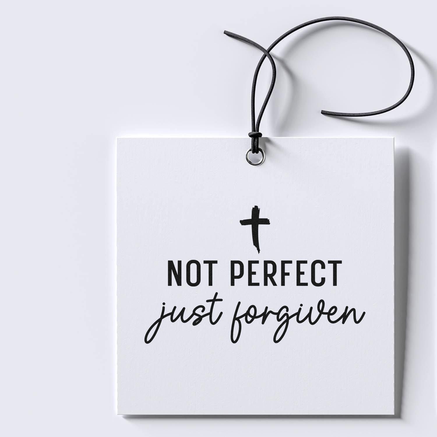 Duo Imperfect Yet Redeemed By Grace Hand Stamp