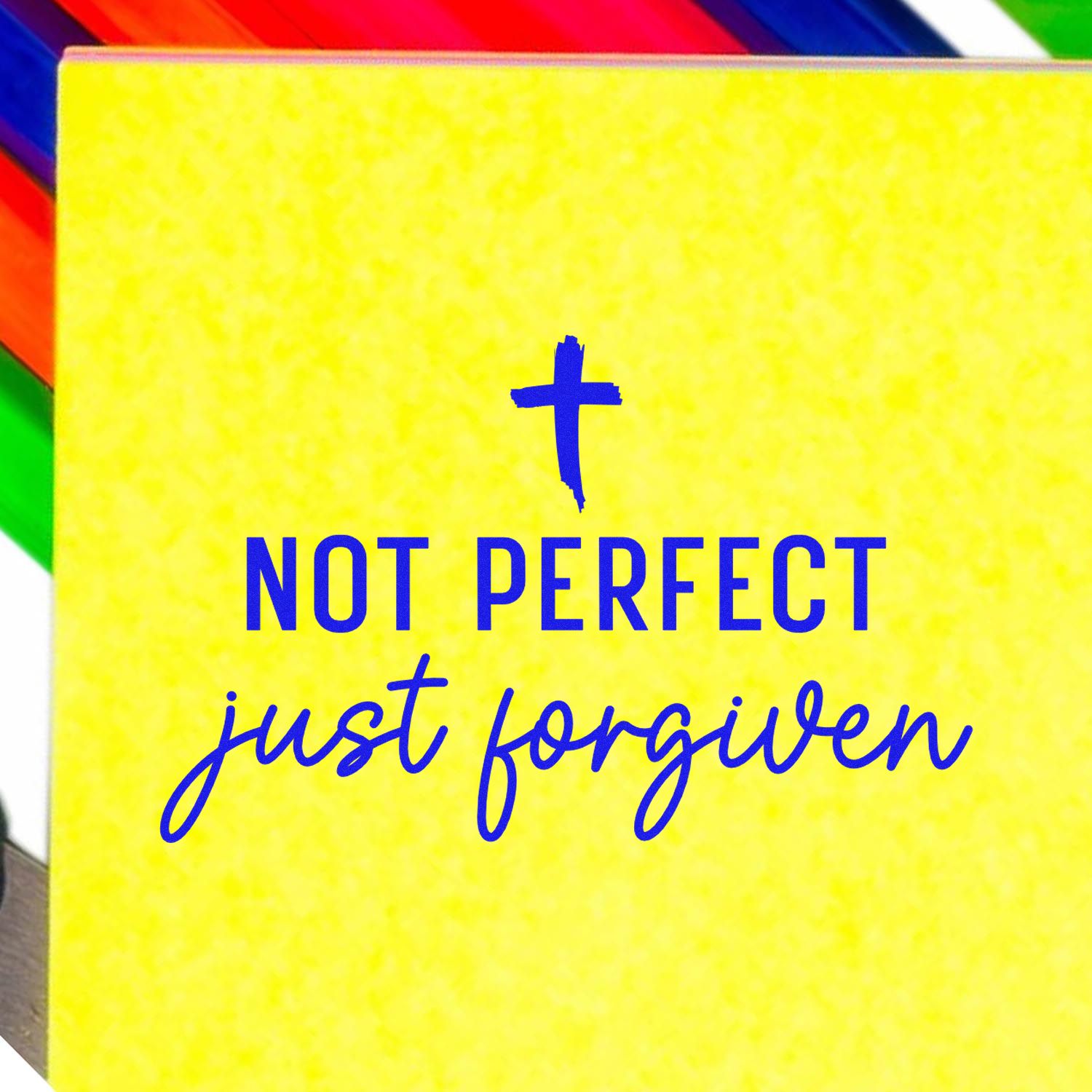 Self-Inking Flawed Grace Paper Craft Stamp