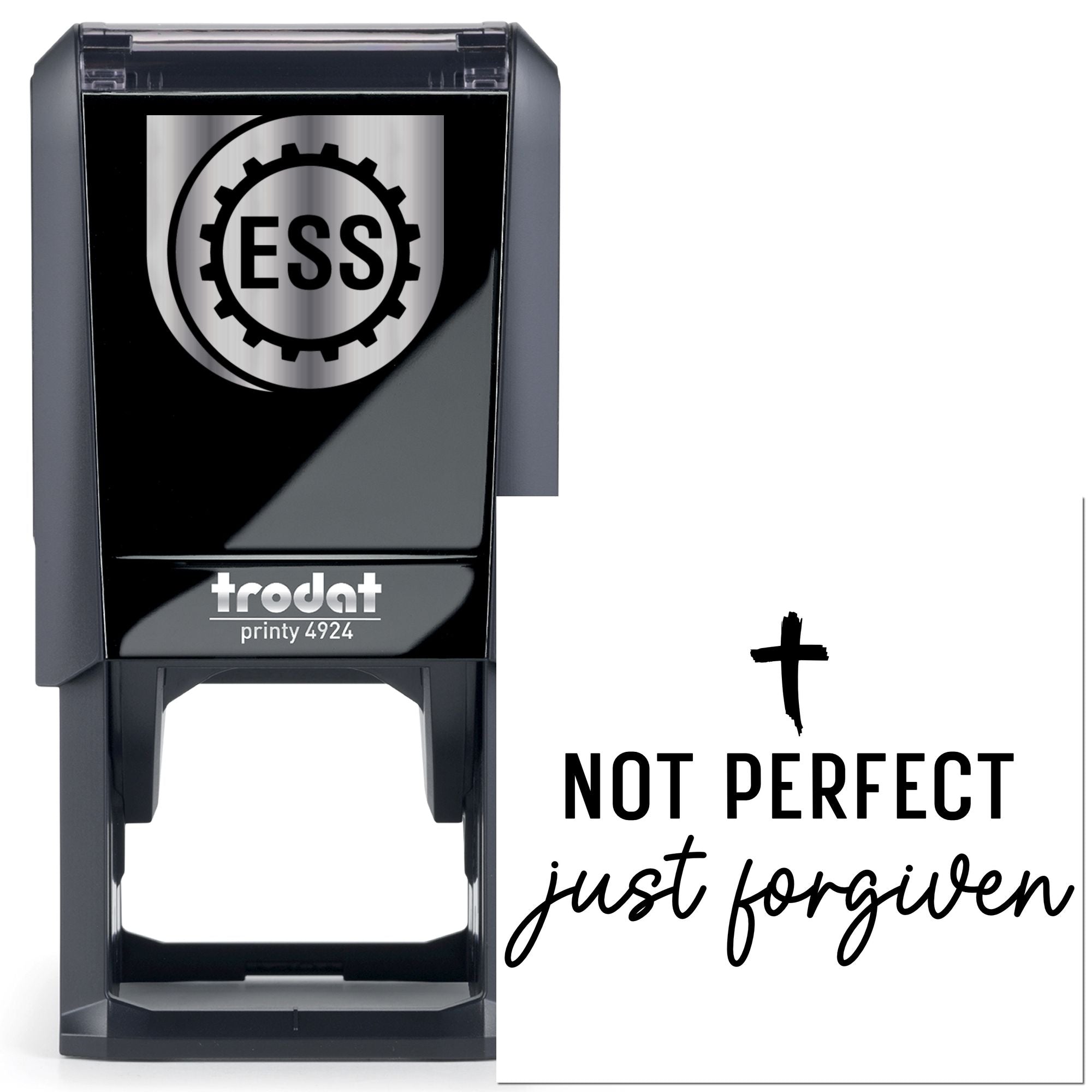 Self-Inking Flawed Grace Paper Craft Stamp