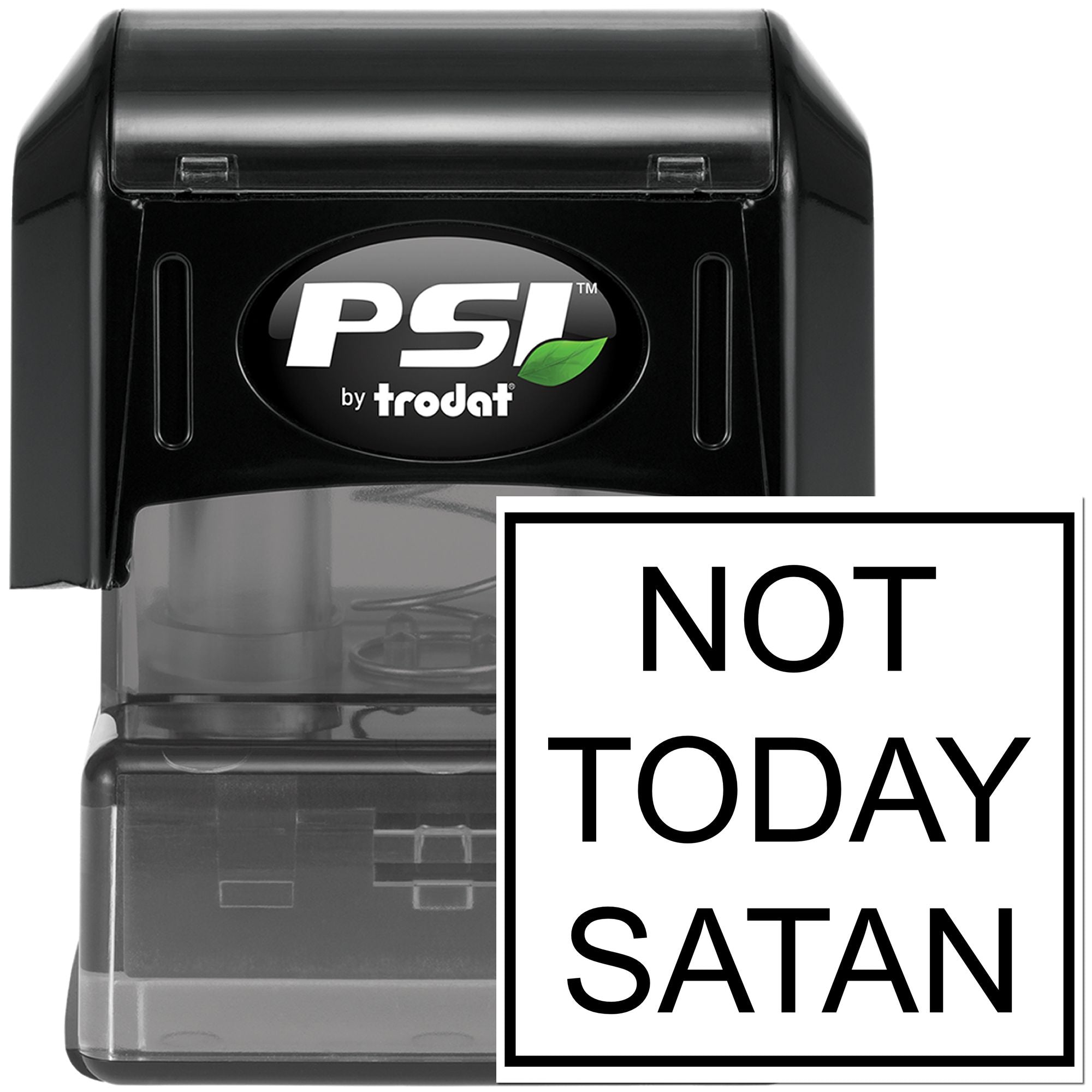 Pre-Inked Not Today Satan Card Making Stamp