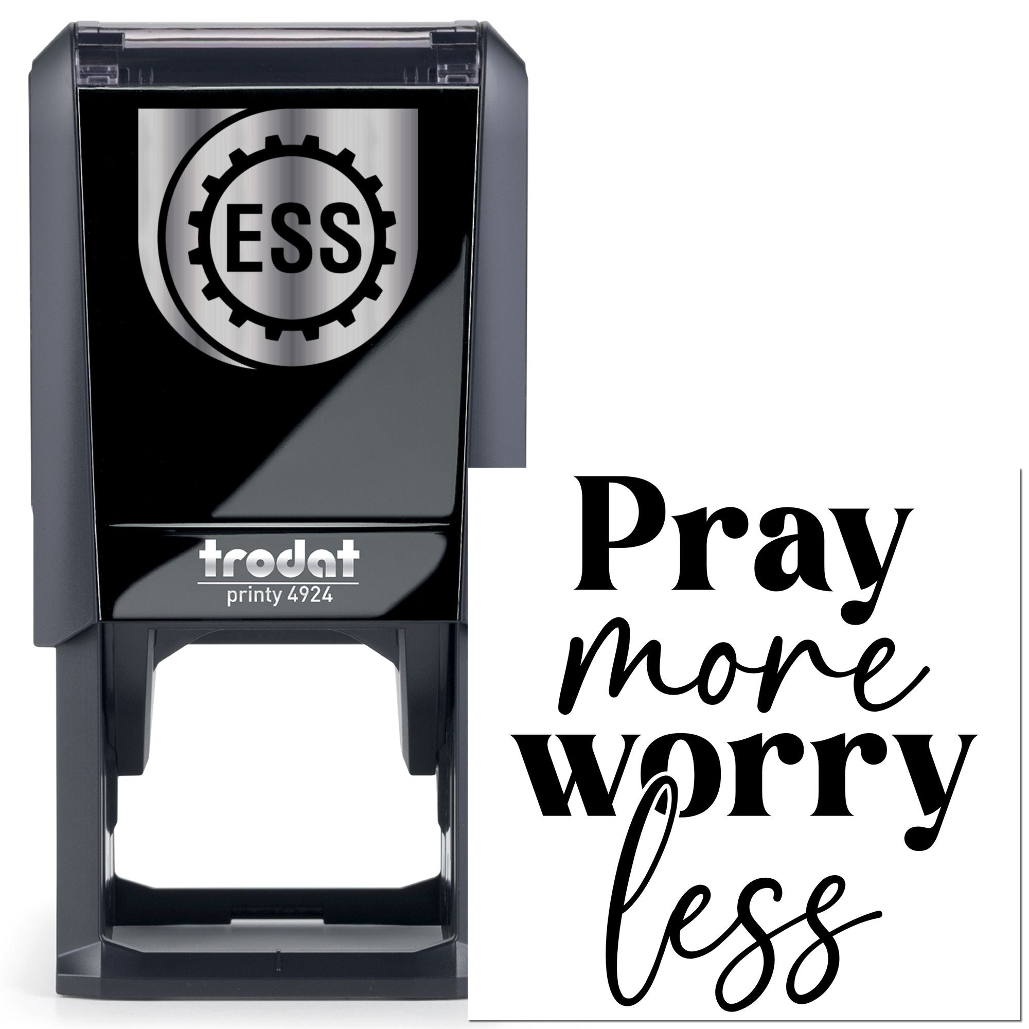 Self-Inking Worry Less Cardmaking Stamp
