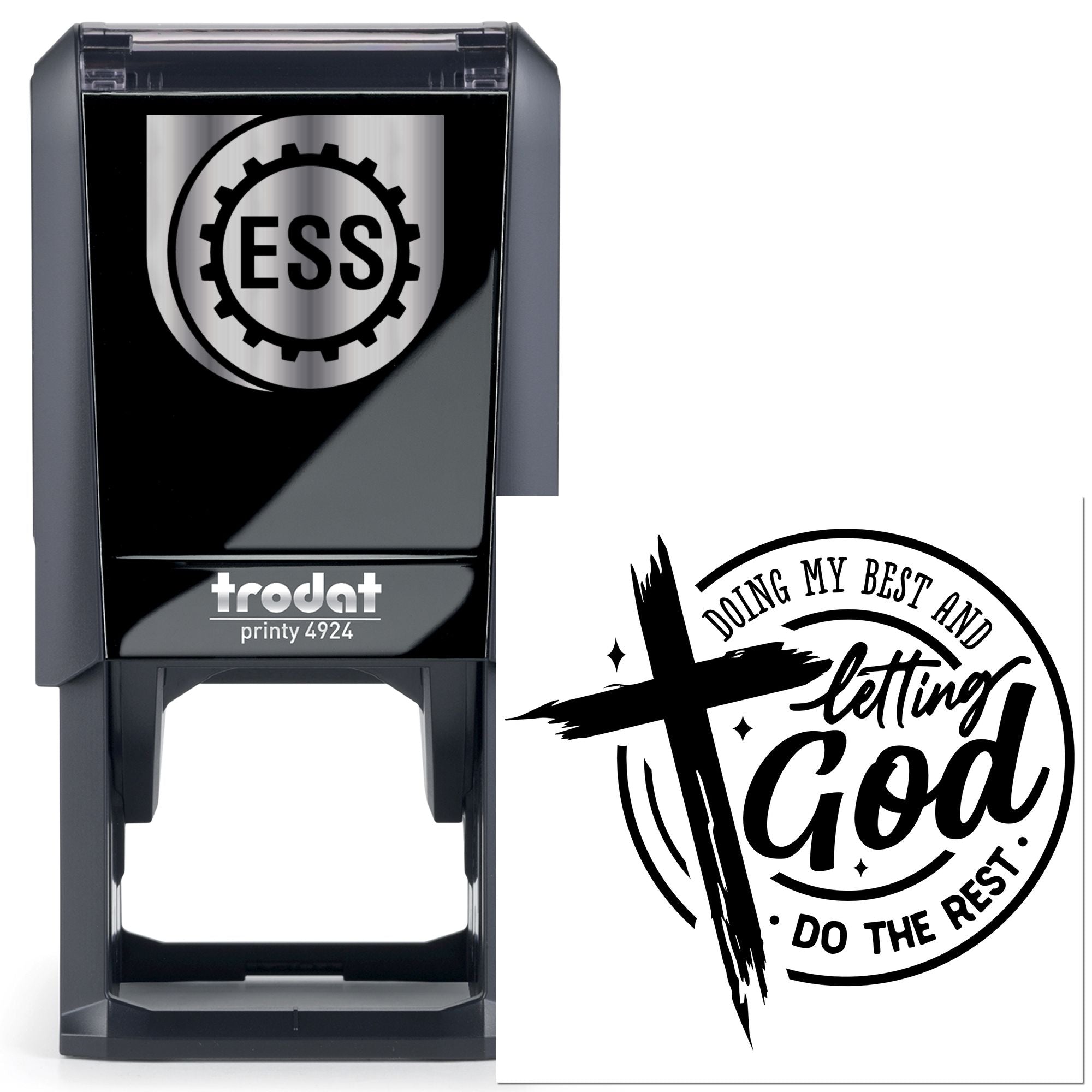 Self-Inking Letting God Journaling Stamp