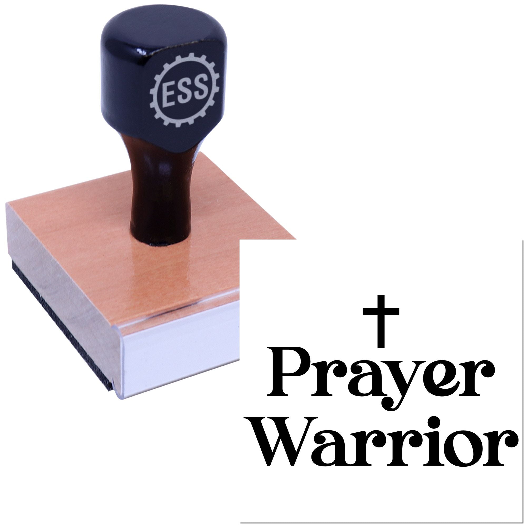 Heavenly Prayer Force Tag Rubber Stamp
