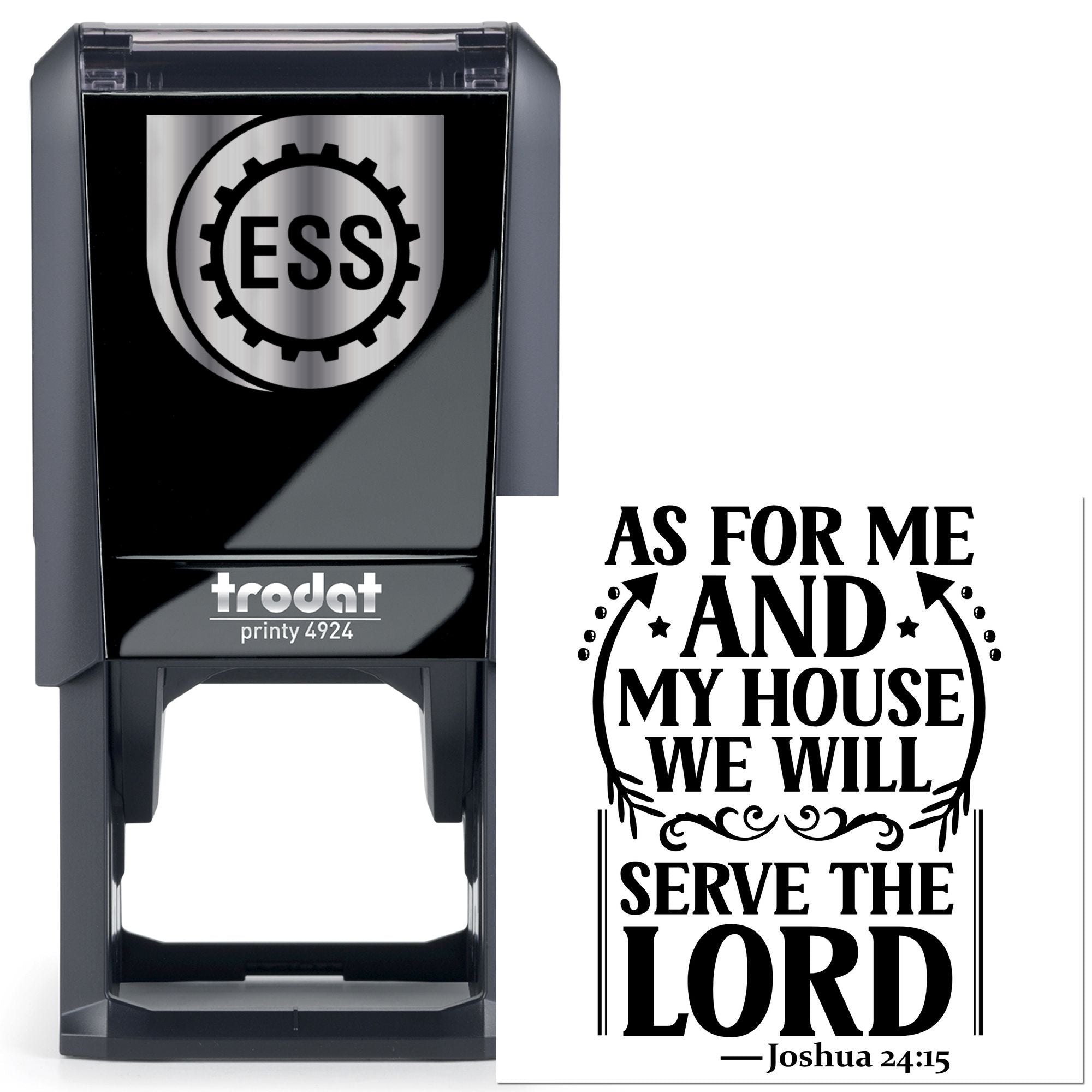 Self-Inking Faithful Home Card Making Stamp