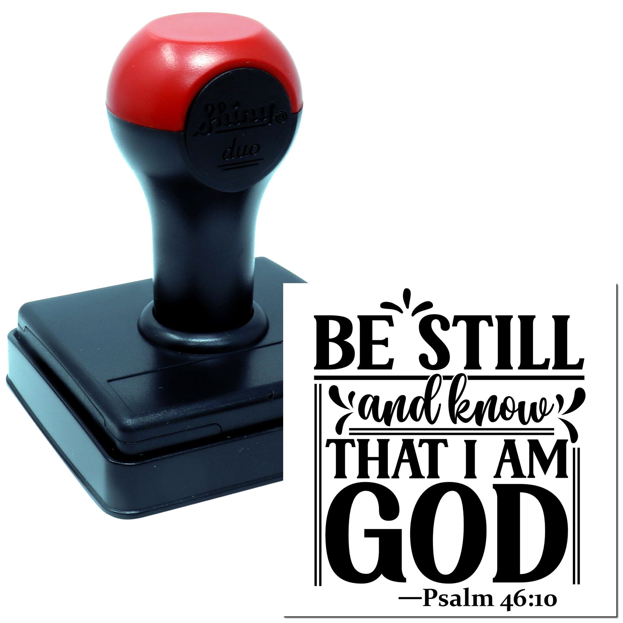 Duo Be Still And Know God Hand Stamp